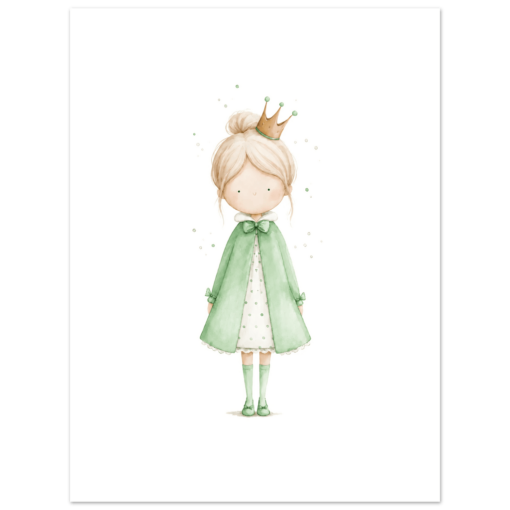 Kleine Prinzessin - Personalisierter Text 💚 poster