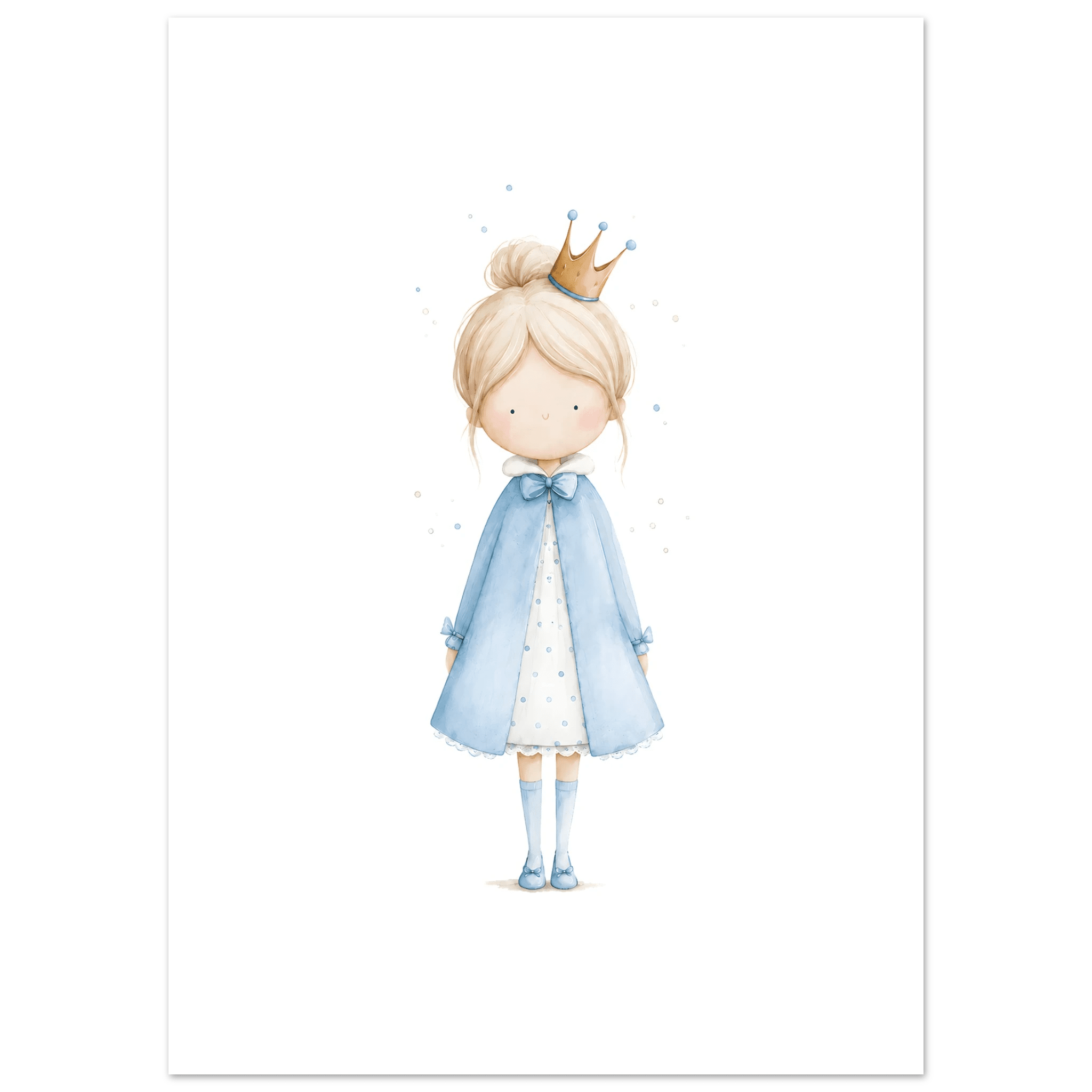 Kleine Prinzessin - Personalisierter Text 💙 poster