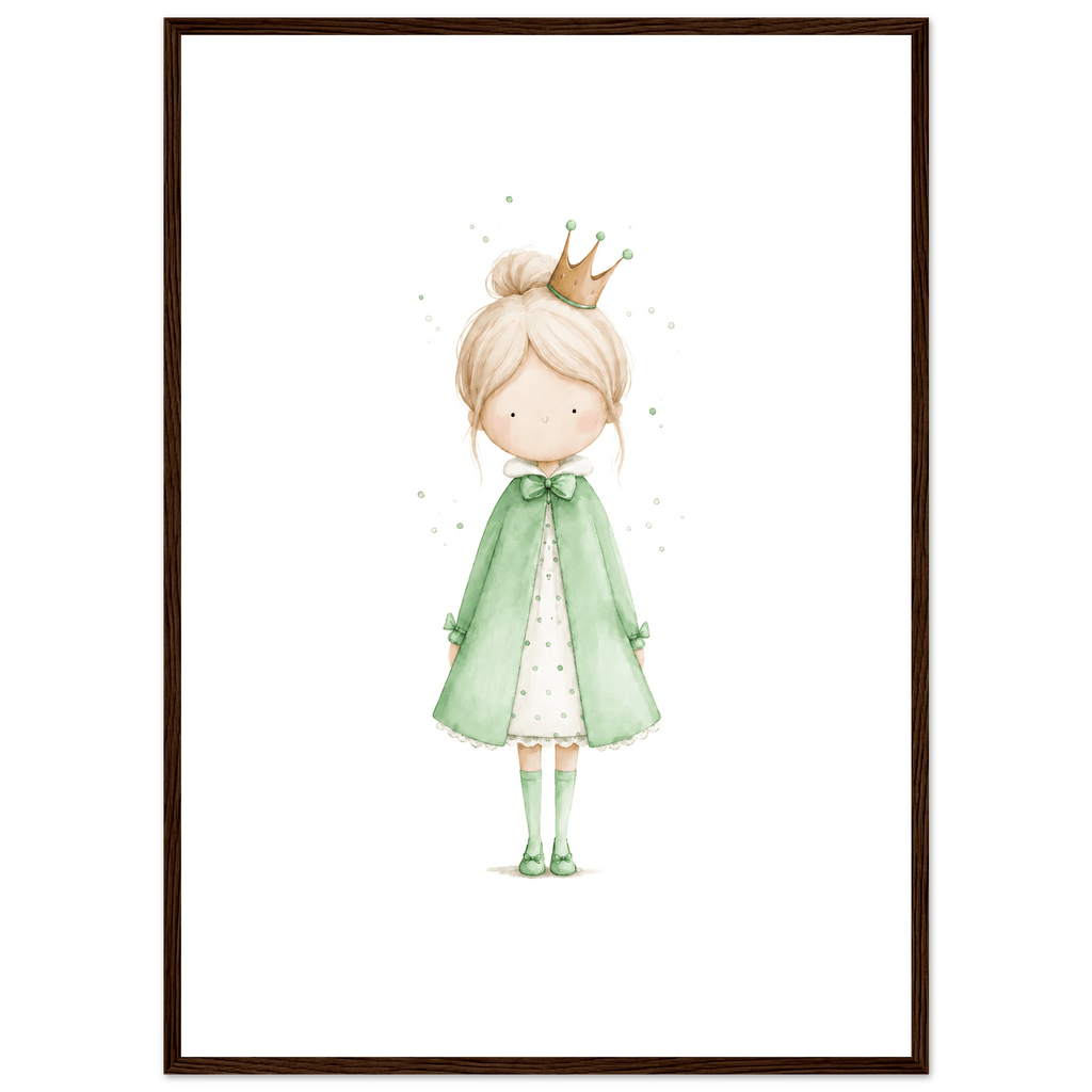 Kleine Prinzessin - Personalisierter Text 💚 poster