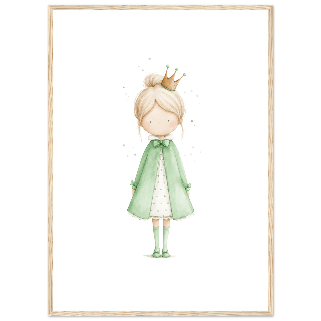 Kleine Prinzessin - Personalisierter Text 💚 poster