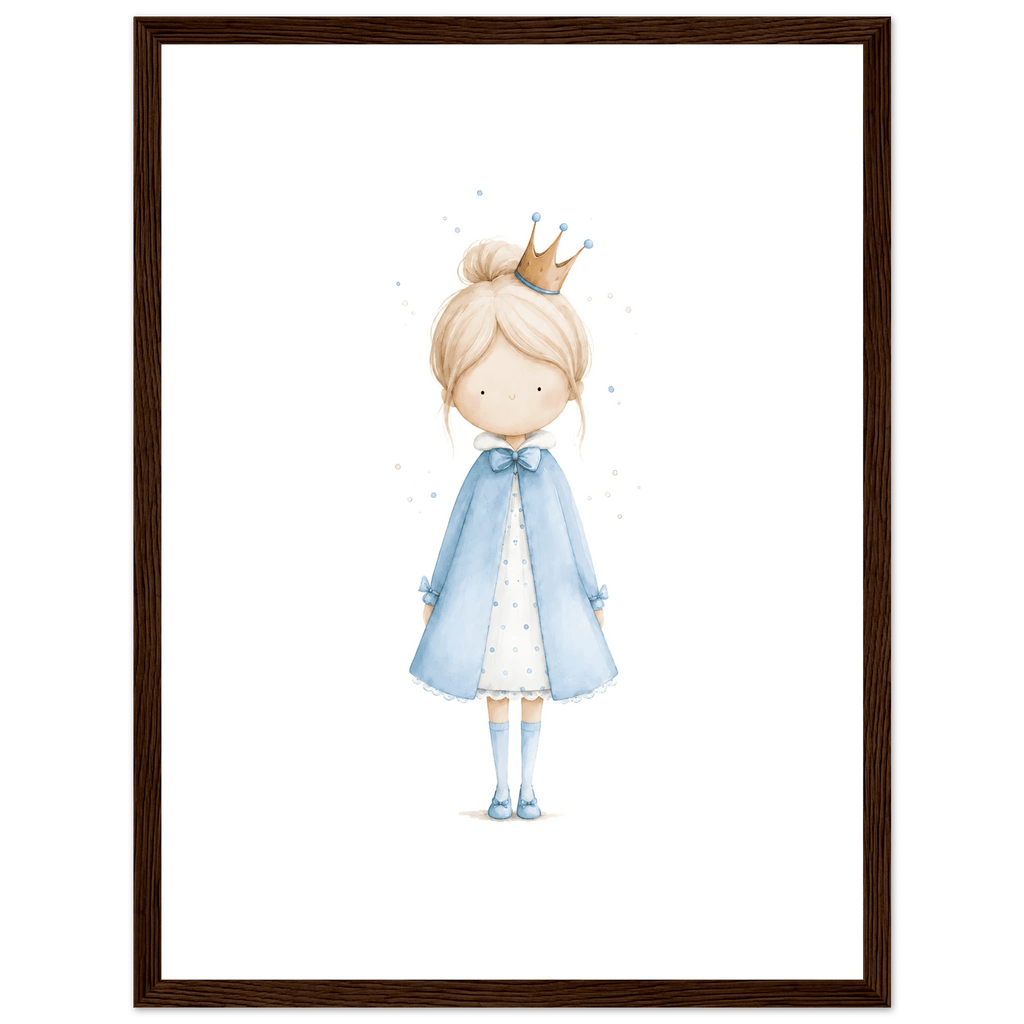 Kleine Prinzessin - Personalisierter Text 💙 poster