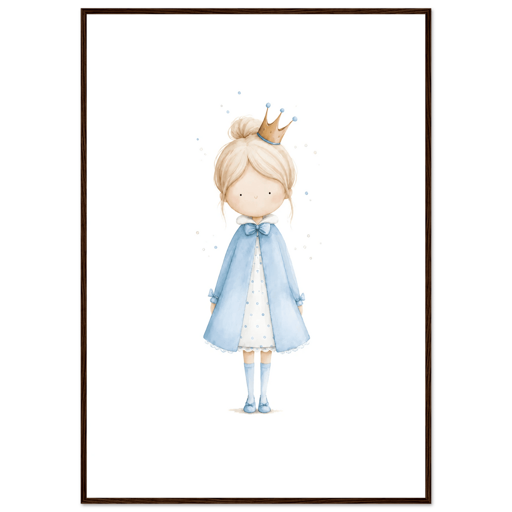 Kleine Prinzessin - Personalisierter Text 💙 poster