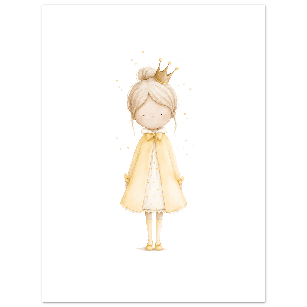 Kleine Prinzessin - Personalisierter Text 💛 poster