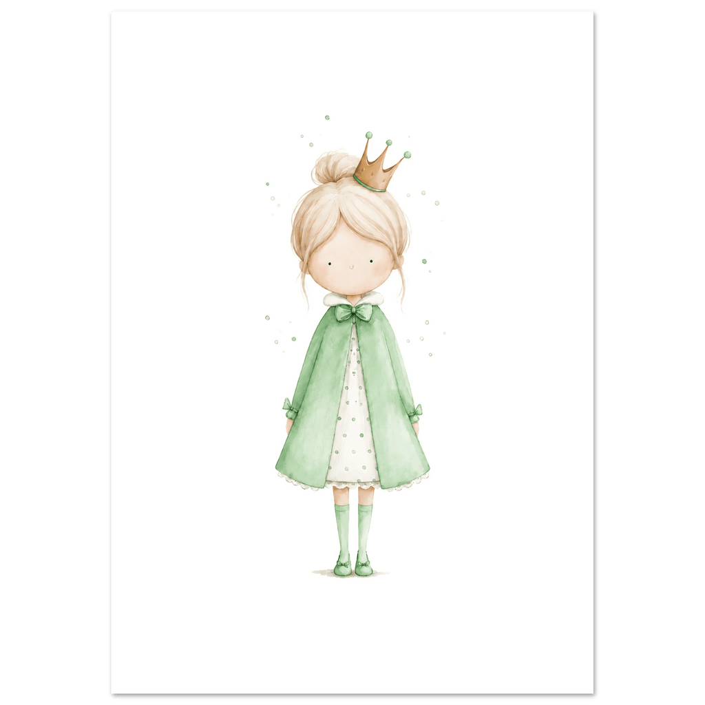 Kleine Prinzessin - Personalisierter Text 💚 poster