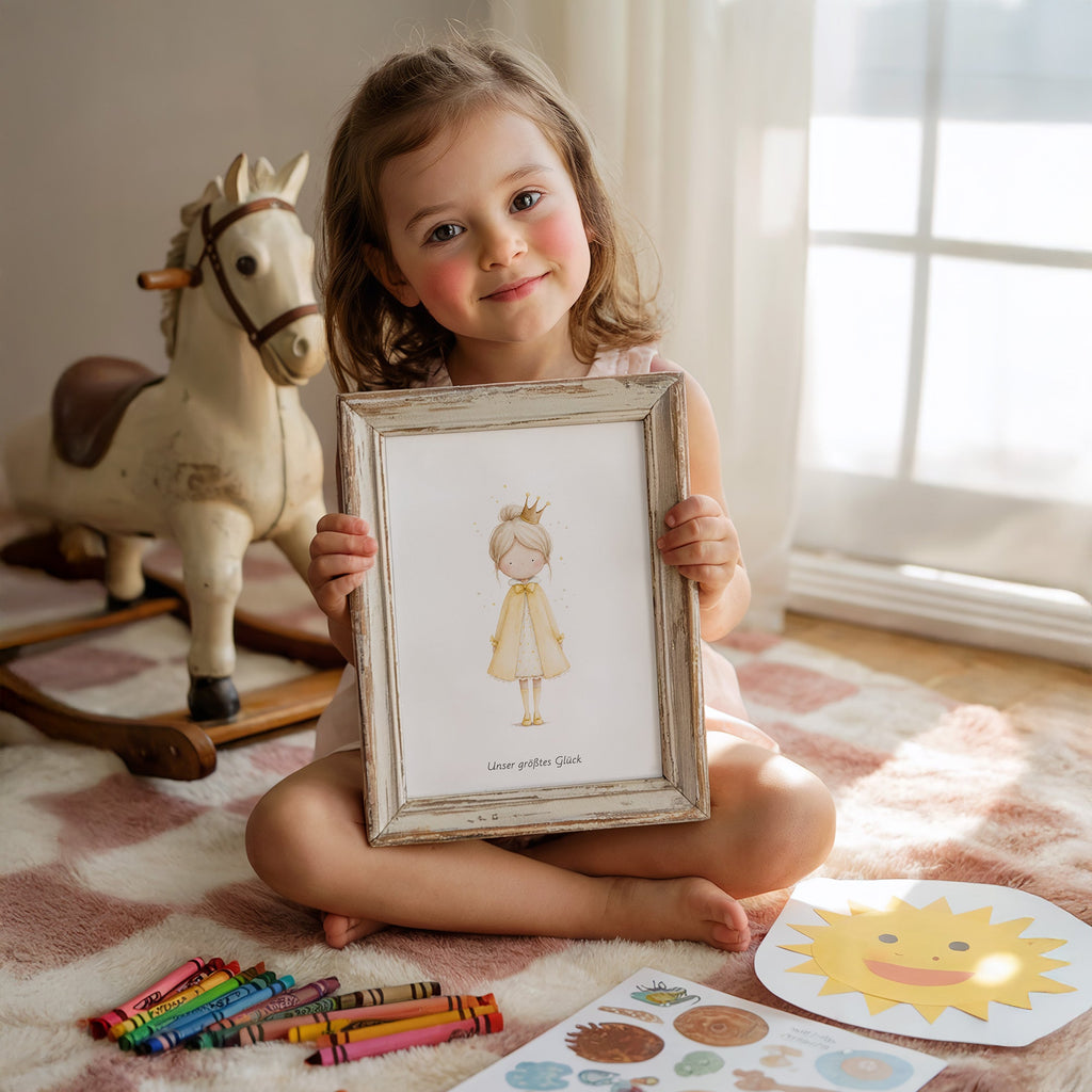 Kleine Prinzessin - Personalisierter Text 💛 poster