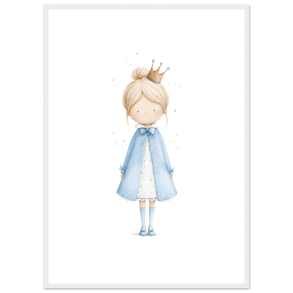Kleine Prinzessin - Personalisierter Text 💙 poster
