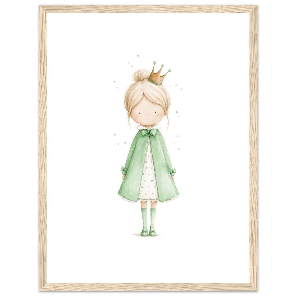 Kleine Prinzessin - Personalisierter Text 💚 poster