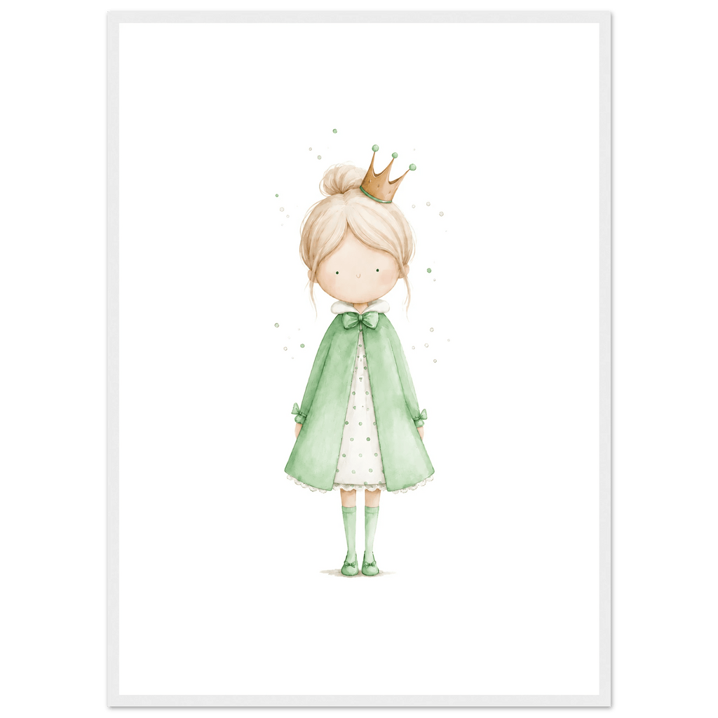Kleine Prinzessin - Personalisierter Text 💚 poster