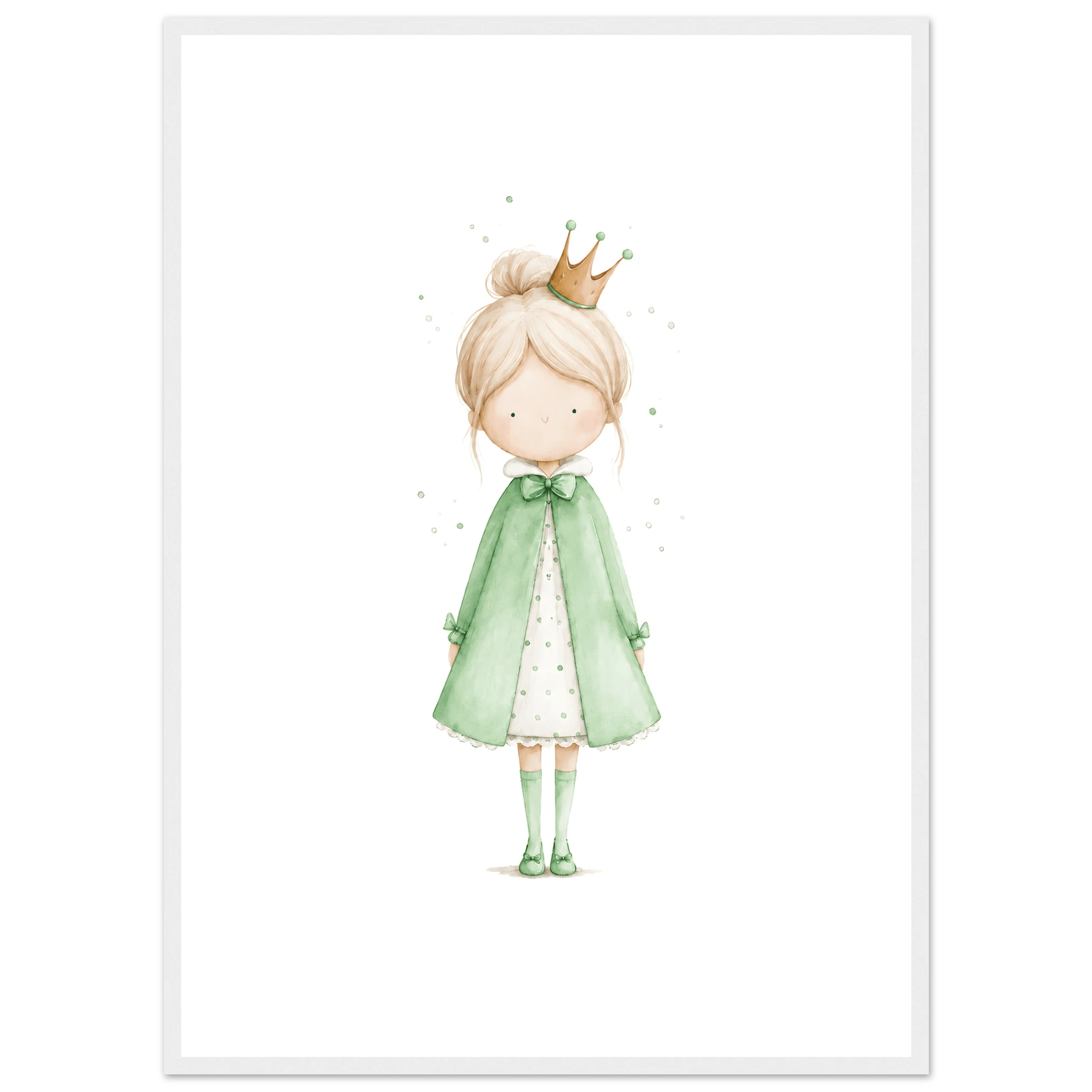 Kleine Prinzessin - Personalisierter Text 💚 poster