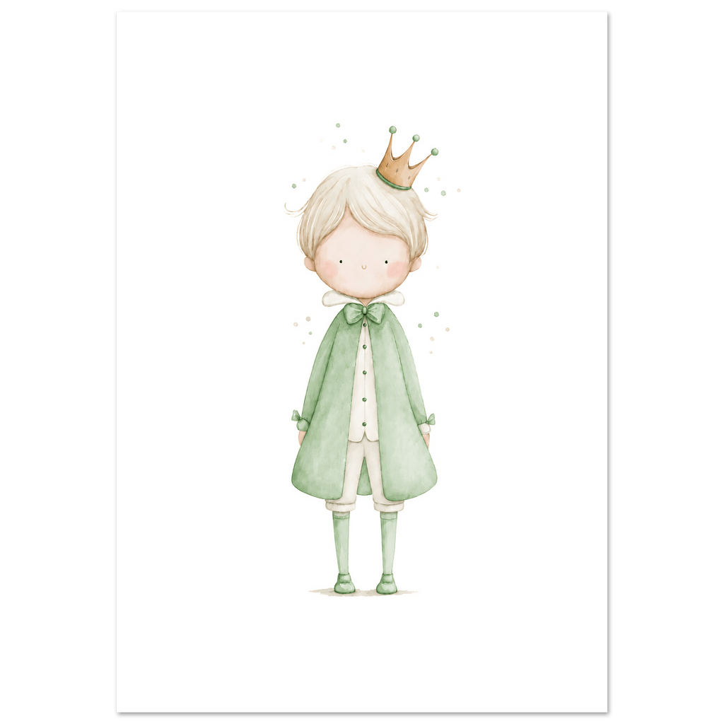 Kleiner Prinz – Personalisierter Text 💚 poster