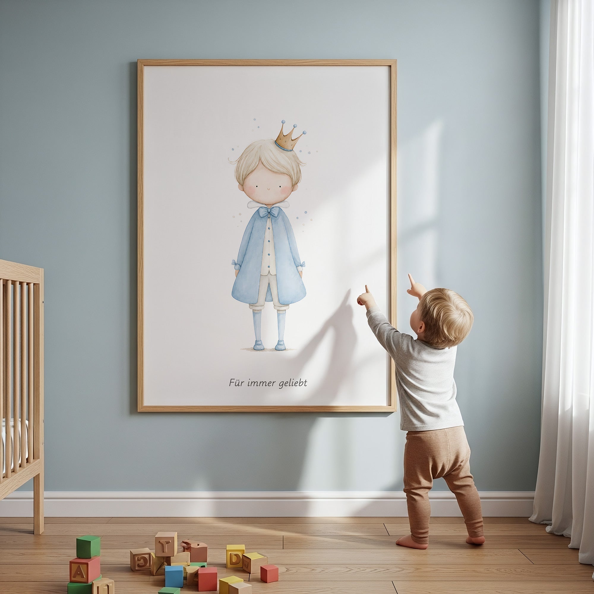 Kleiner Prinz - Personalisierter Text 💙 poster
