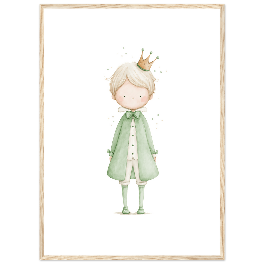 Kleiner Prinz – Personalisierter Text 💚 poster
