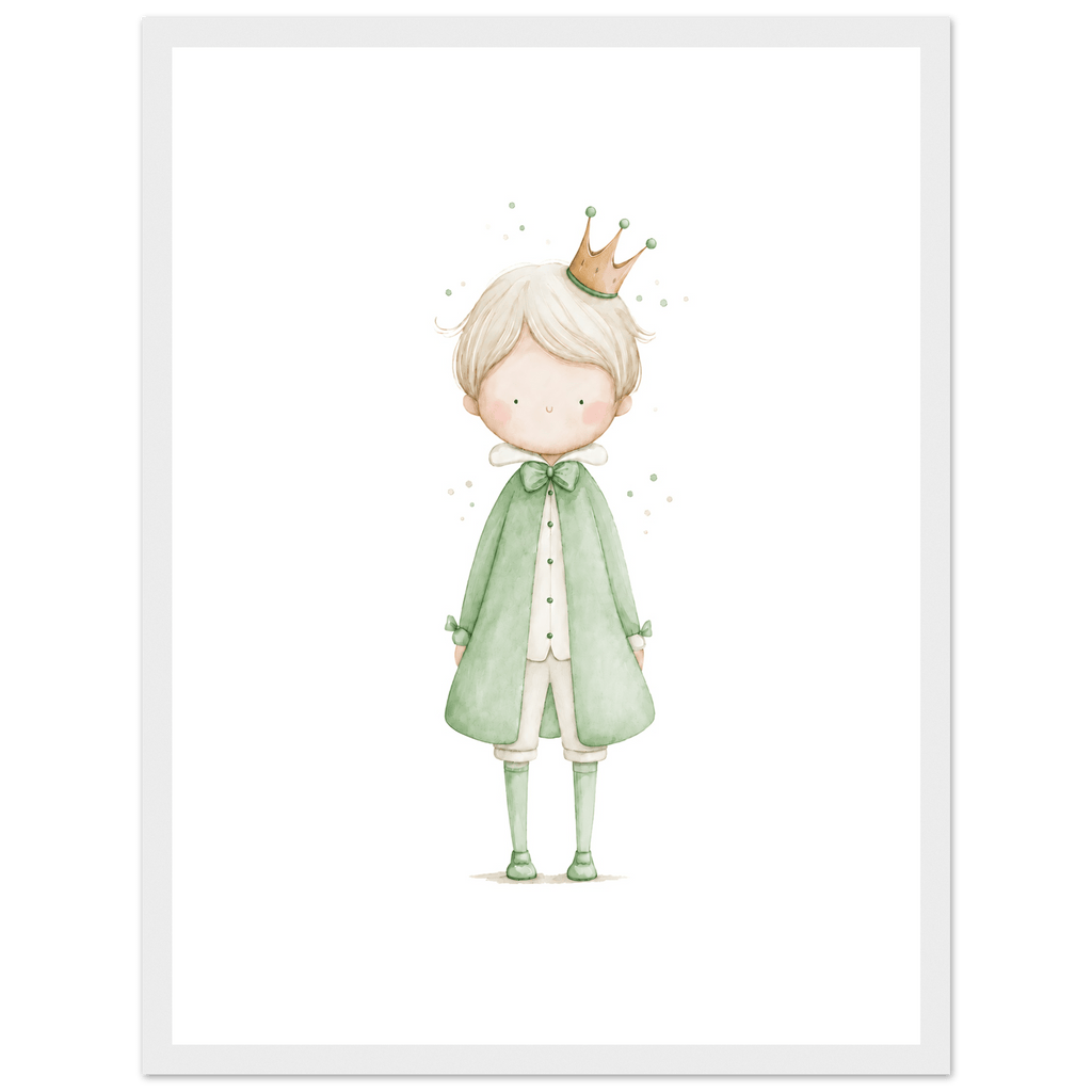 Kleiner Prinz – Personalisierter Text 💚 poster