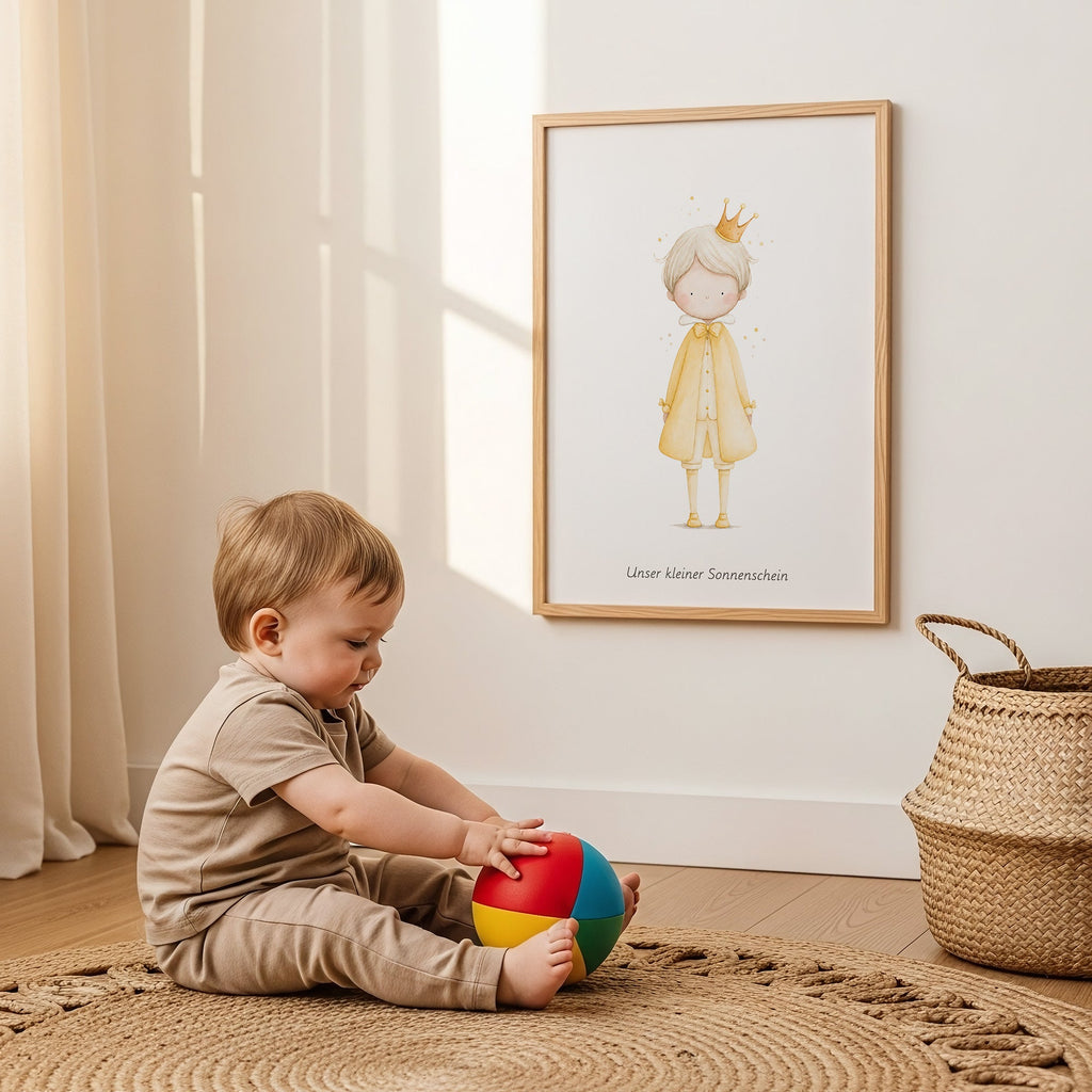 Kleiner Prinz - Personalisierter Text 💛 poster