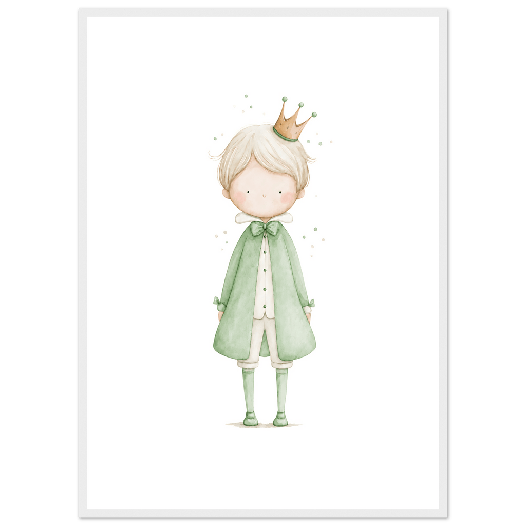 Kleiner Prinz – Personalisierter Text 💚 poster