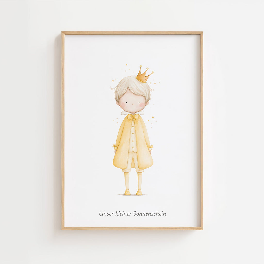 Kleiner Prinz - Personalisierter Text 💛 poster