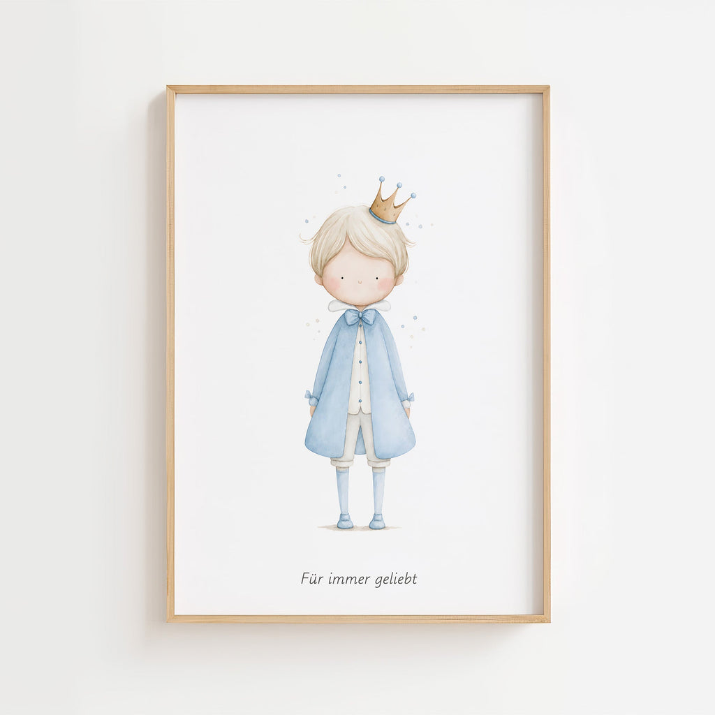 Kleiner Prinz - Personalisierter Text 💙 poster