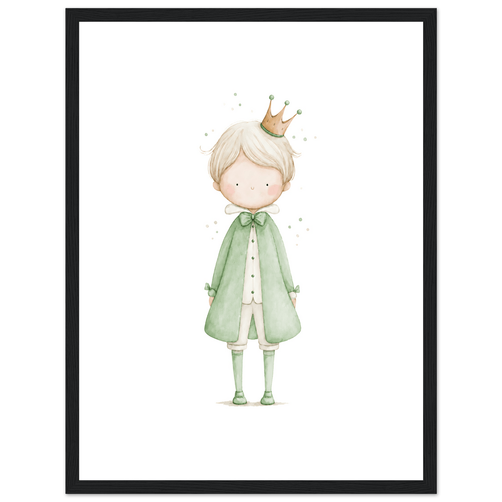 Kleiner Prinz – Personalisierter Text 💚 poster