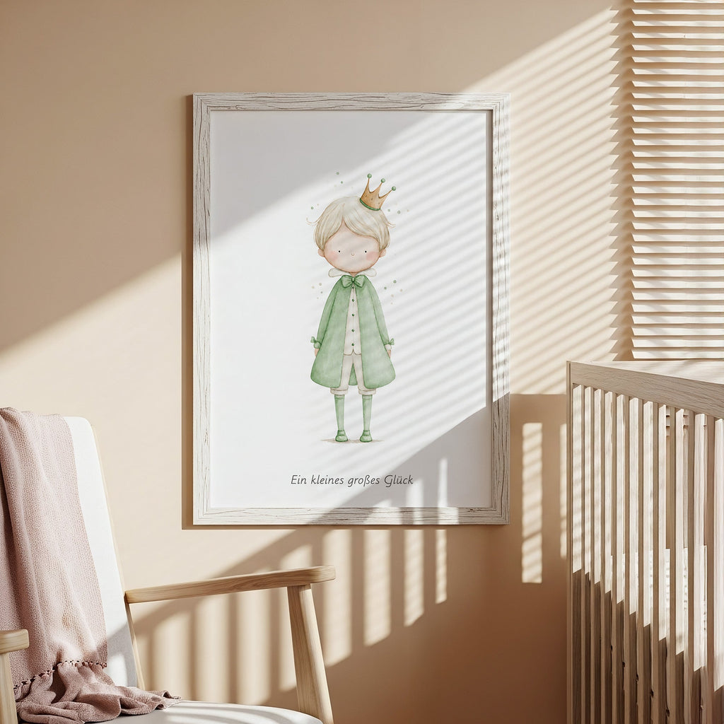 Kleiner Prinz – Personalisierter Text 💚 poster