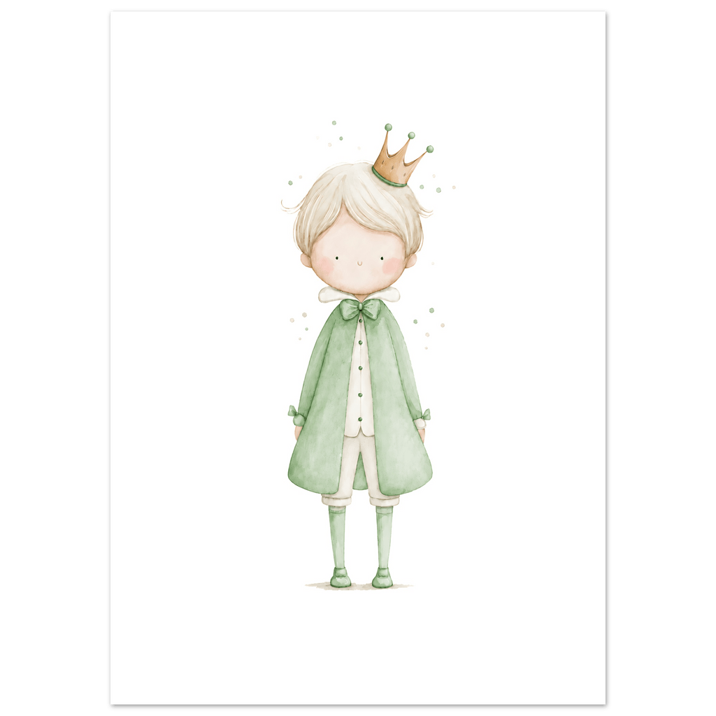 Kleiner Prinz – Personalisierter Text 💚 poster