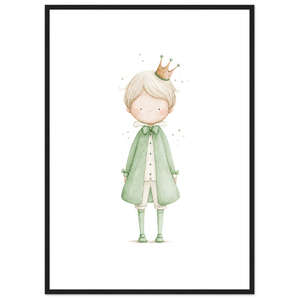 Kleiner Prinz – Personalisierter Text 💚 poster