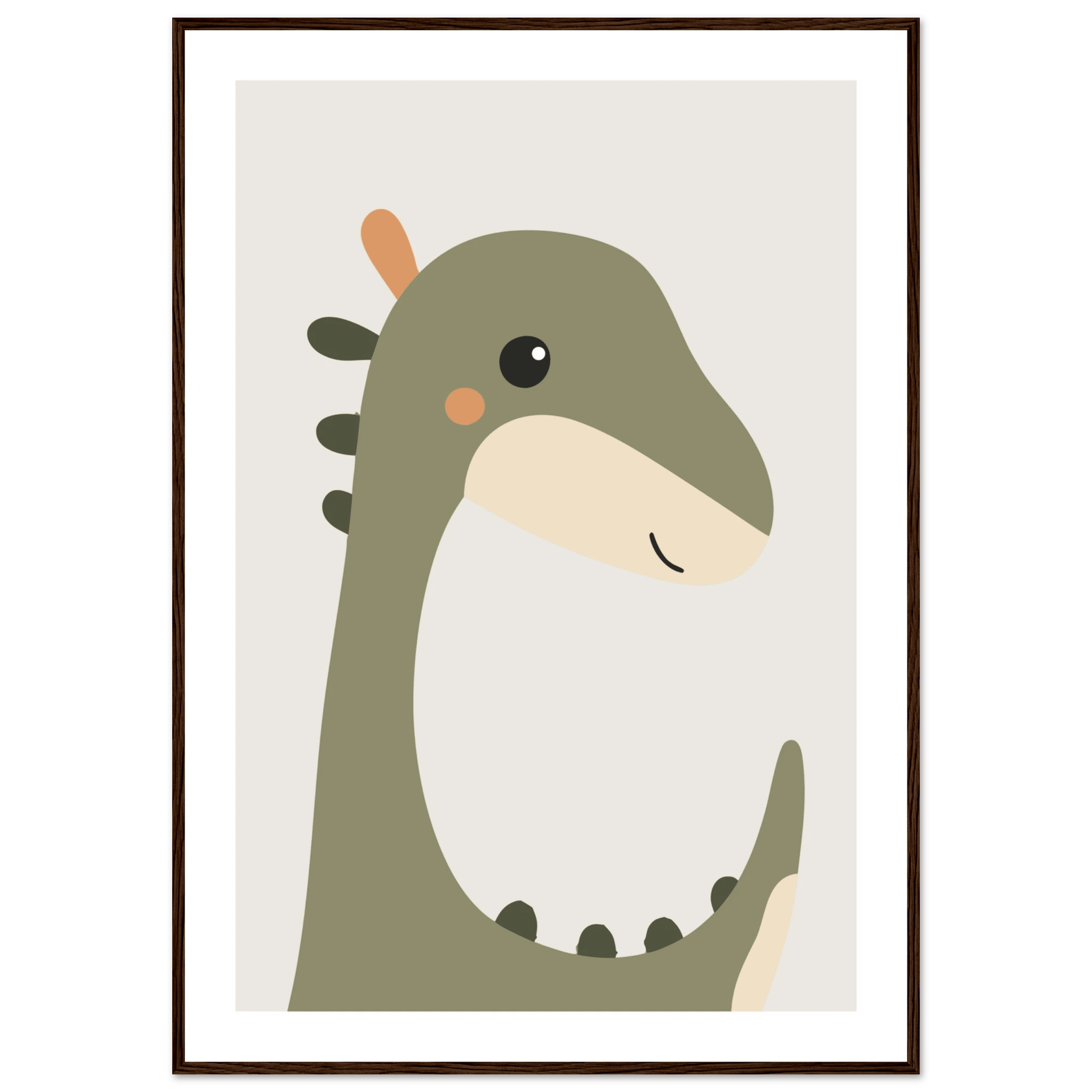 Långhals dinosaurieposter poster
