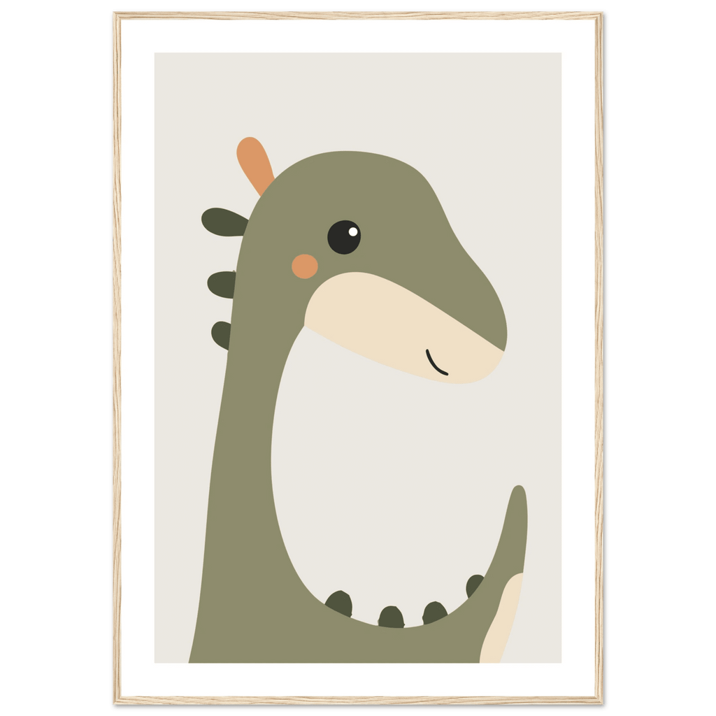 Långhals dinosaurieposter poster