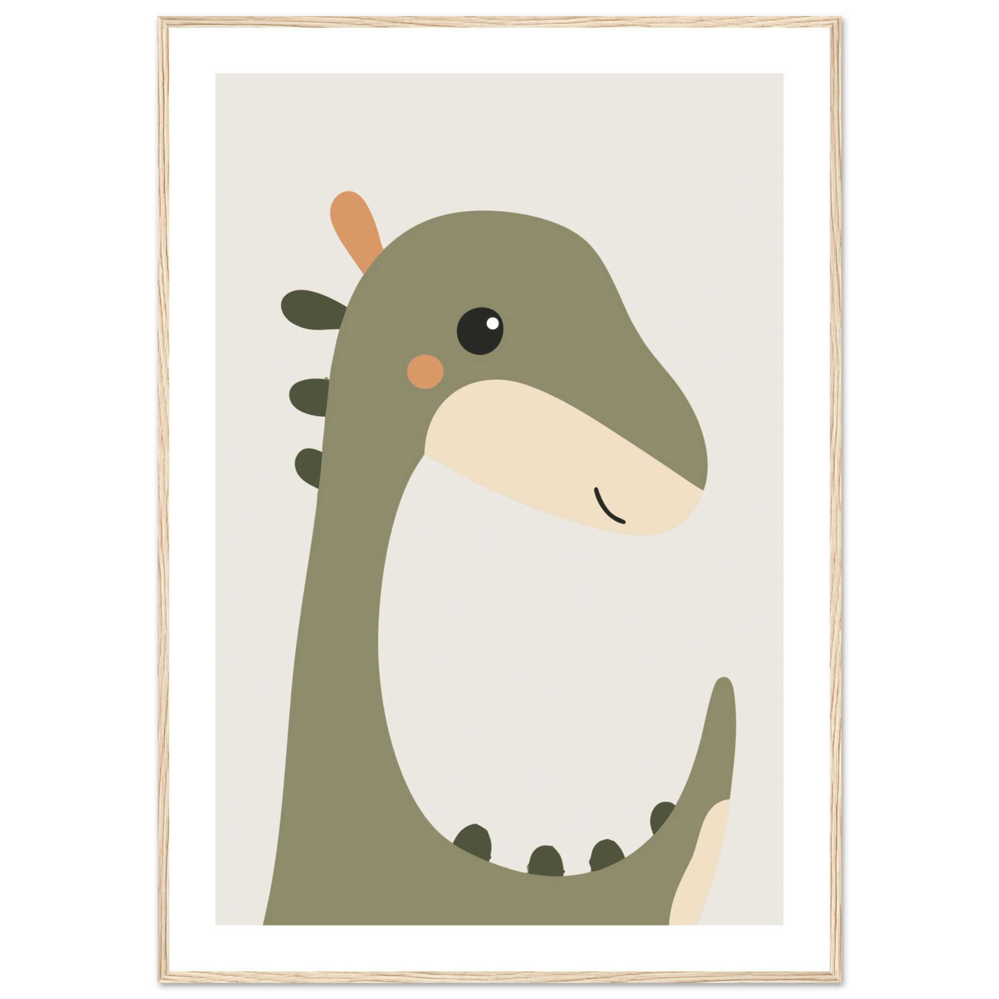 Långhals dinosaurieposter poster