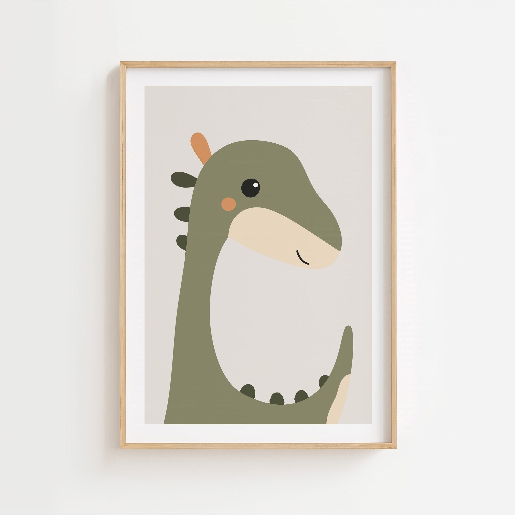 Långhals dinosaurieposter poster
