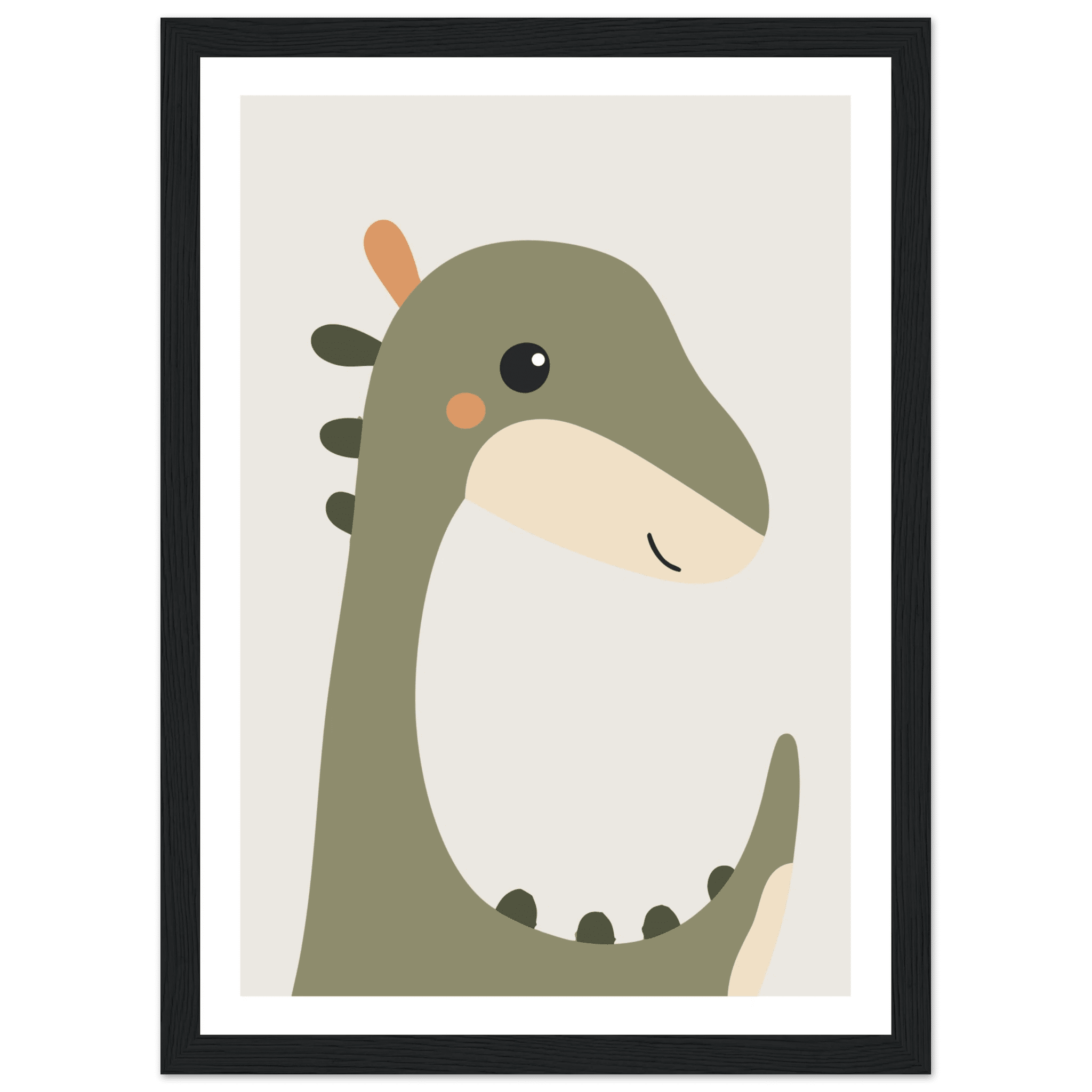 Långhals dinosaurieposter poster