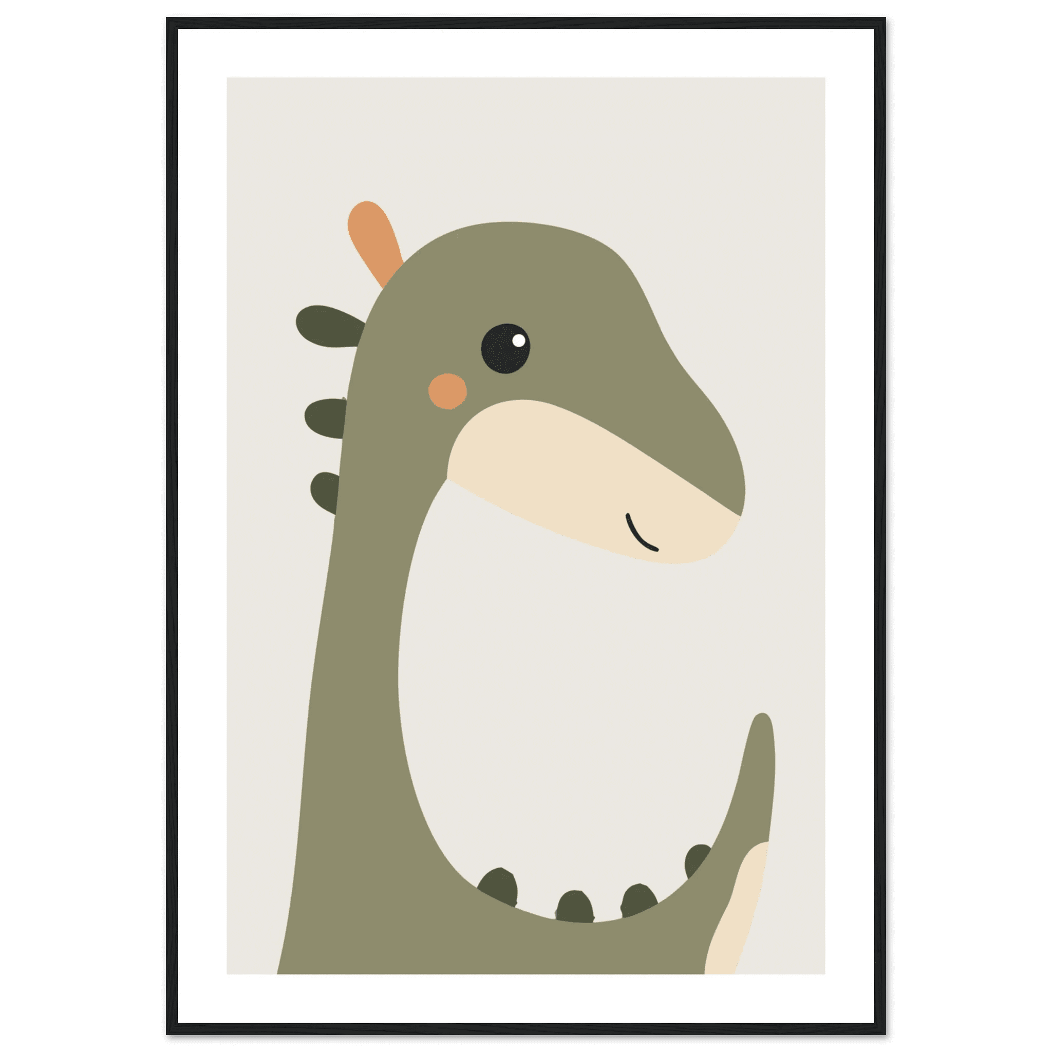 Långhals dinosaurieposter poster