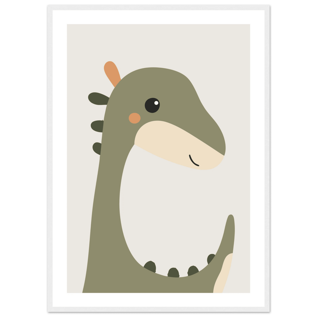 Långhals dinosaurieposter poster