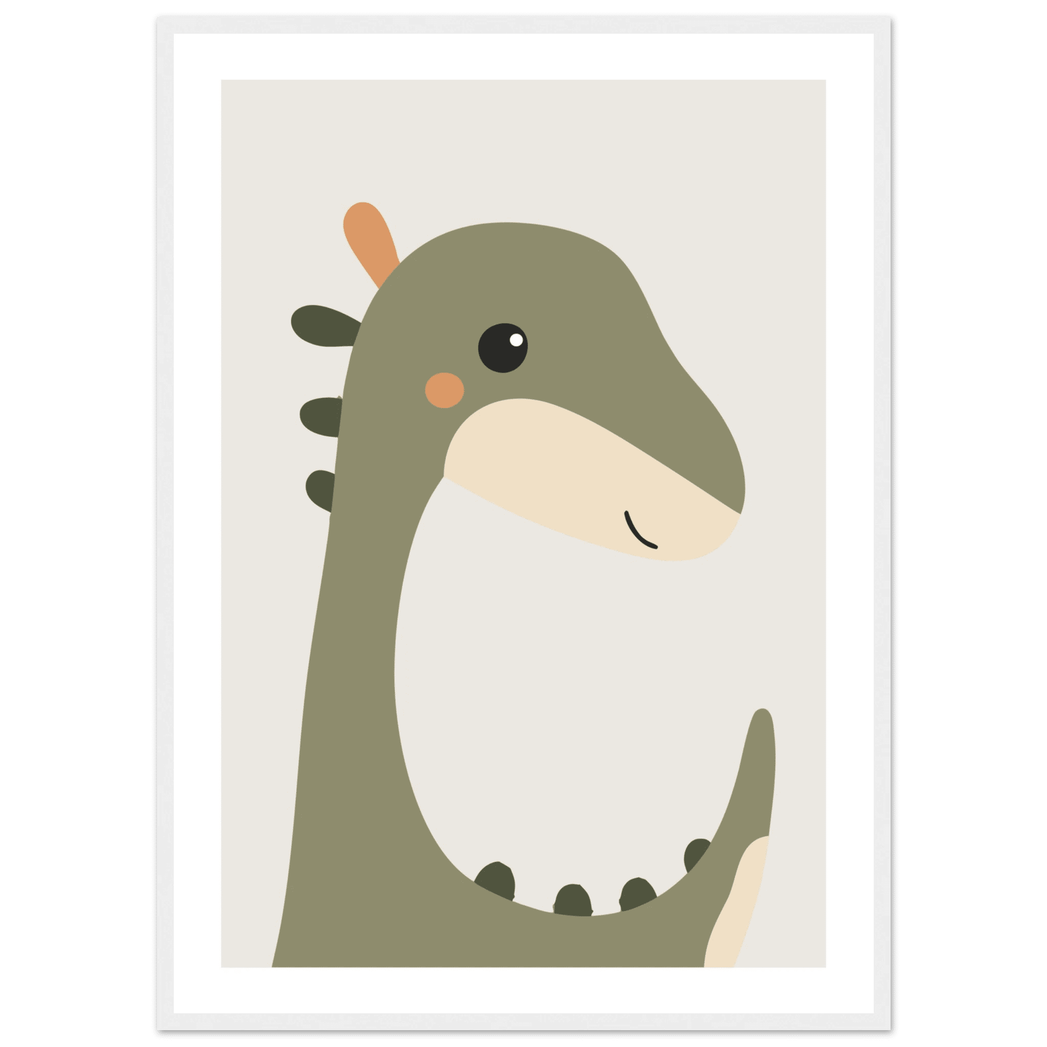 Långhals dinosaurieposter poster