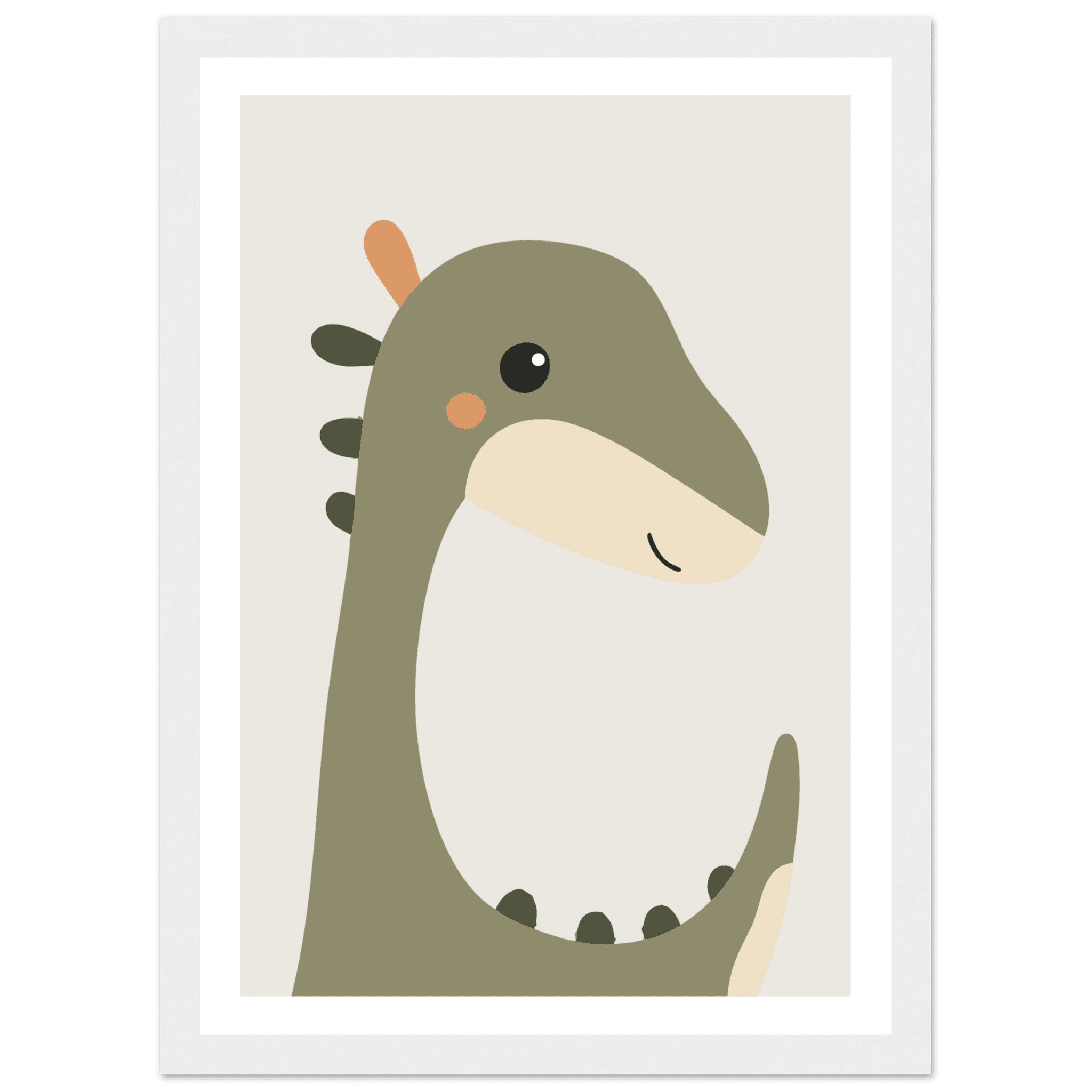Långhals dinosaurieposter poster
