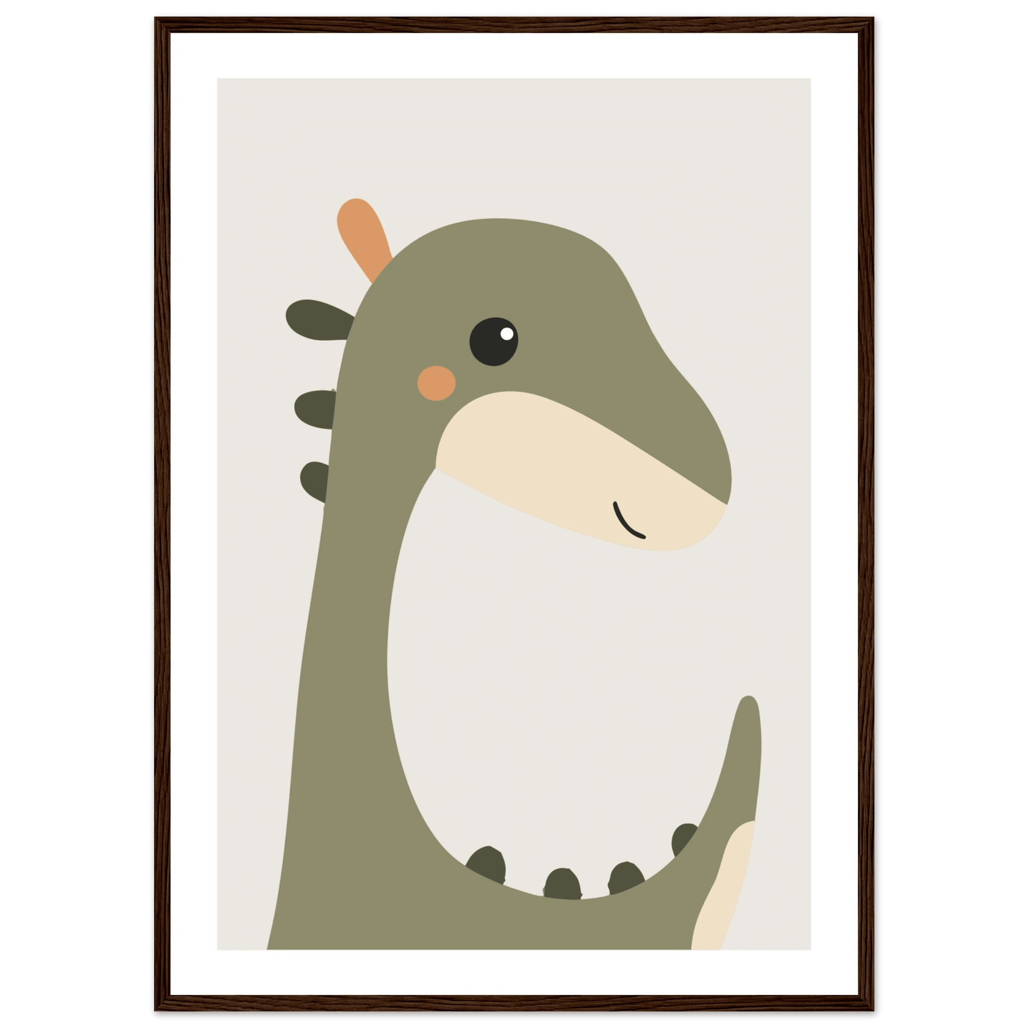 Långhals dinosaurieposter poster