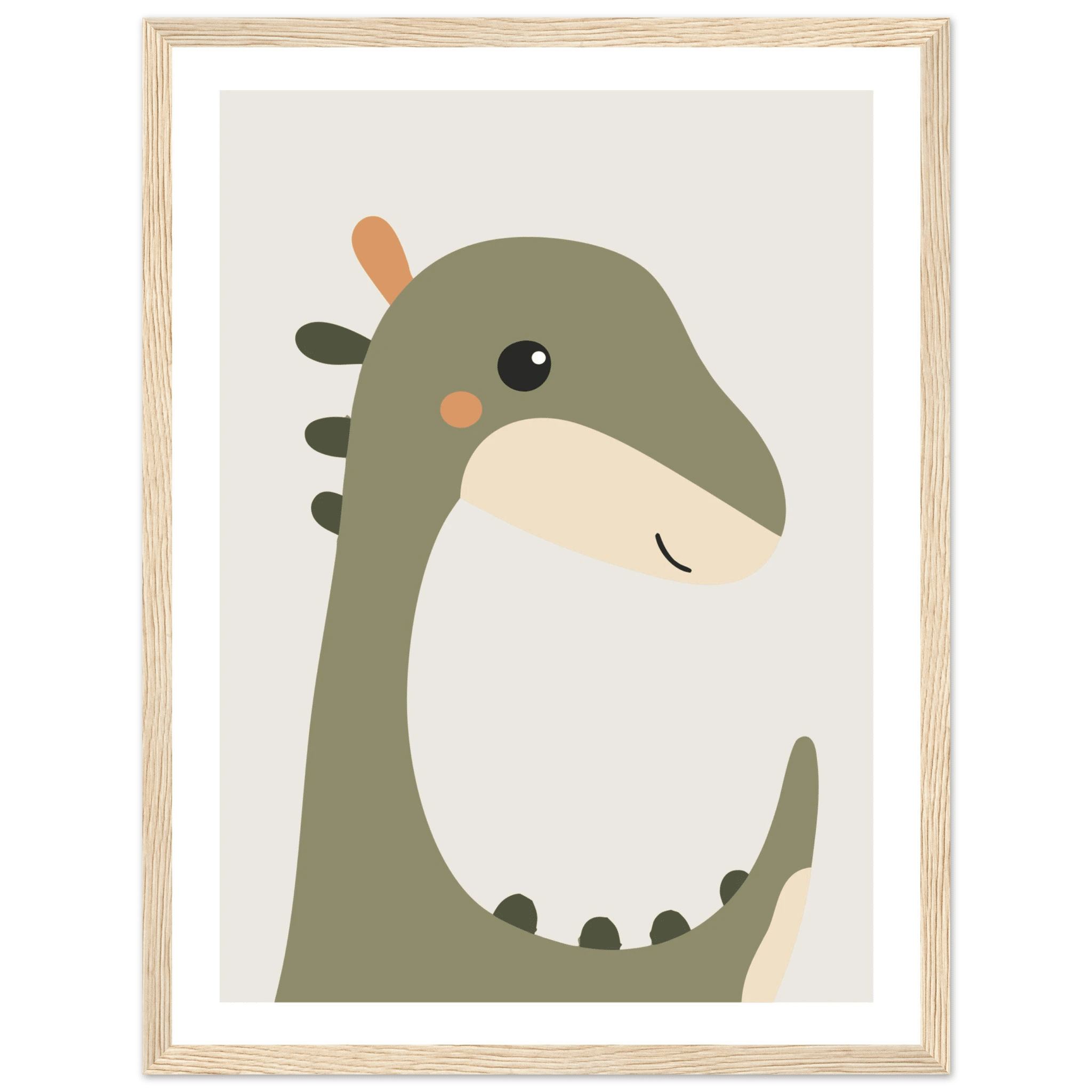 Långhals dinosaurieposter poster