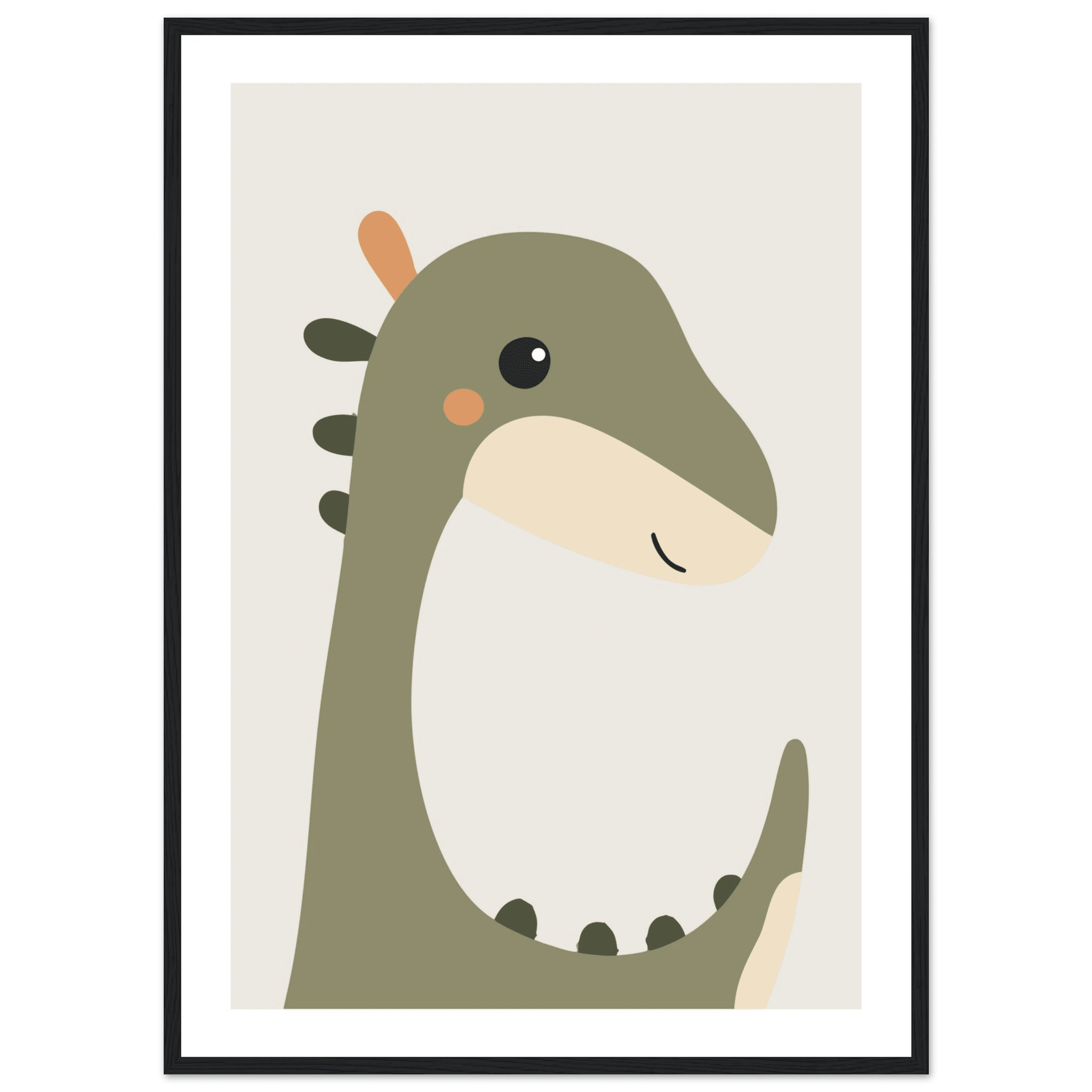 Långhals dinosaurieposter poster