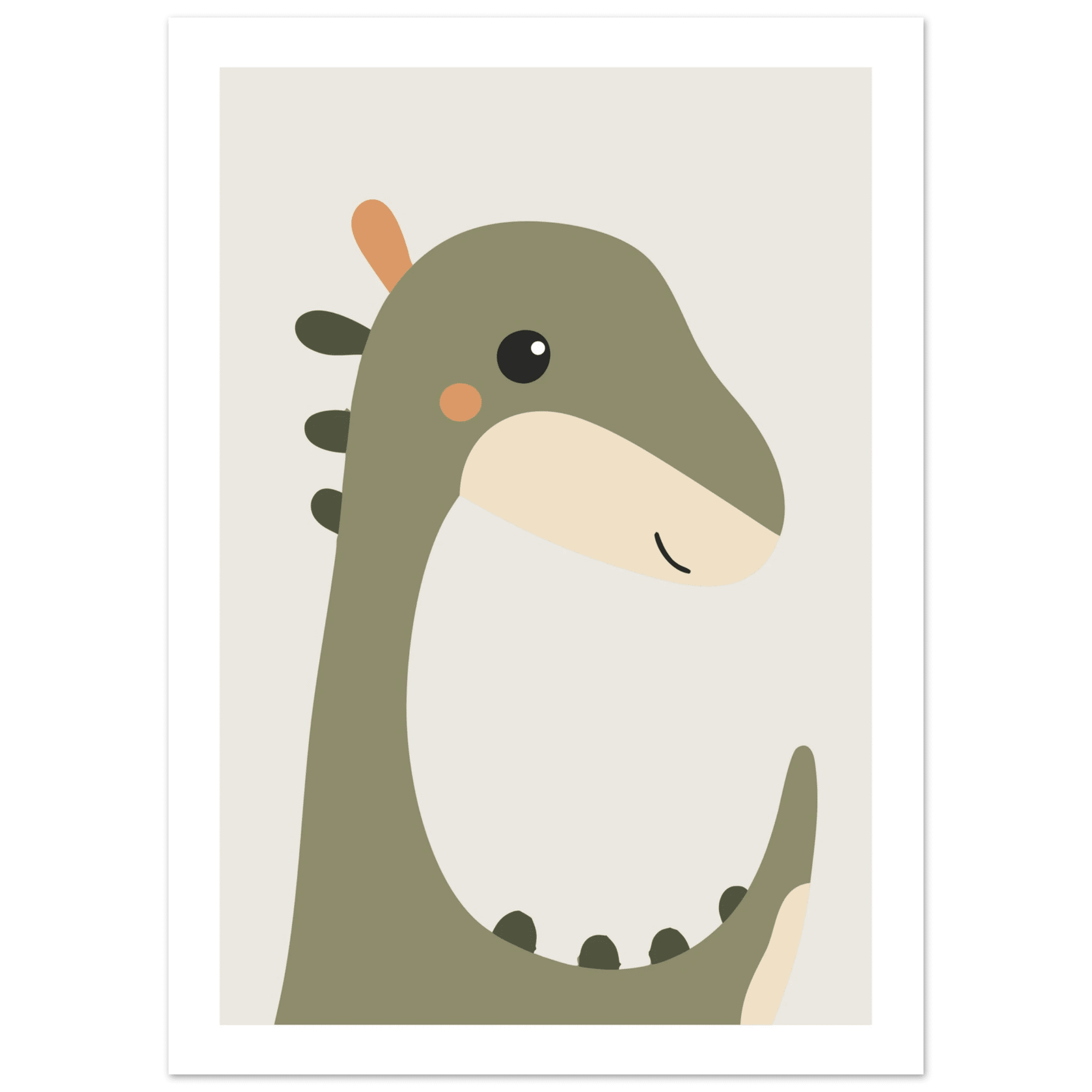 Långhals dinosaurieposter poster