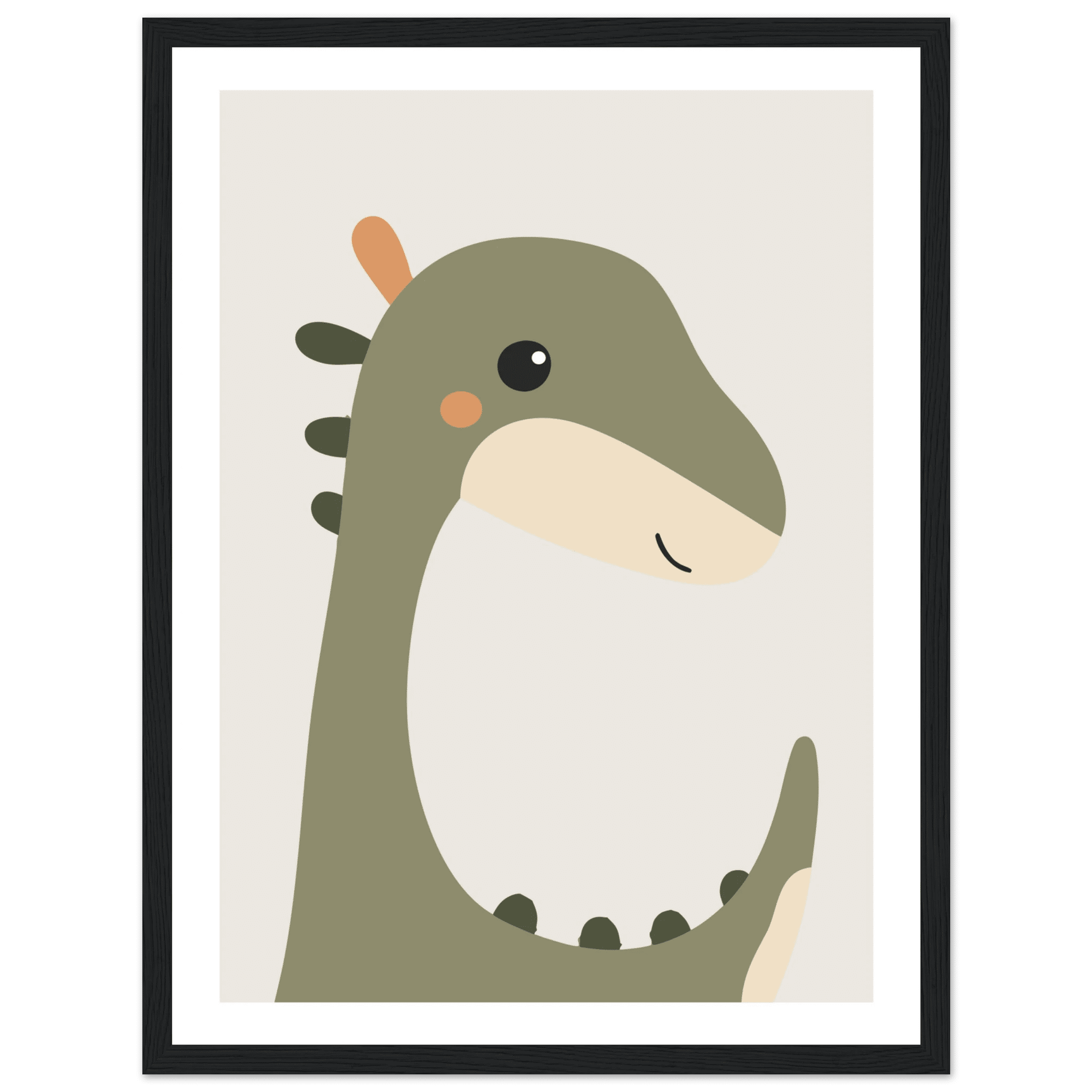 Långhals dinosaurieposter poster