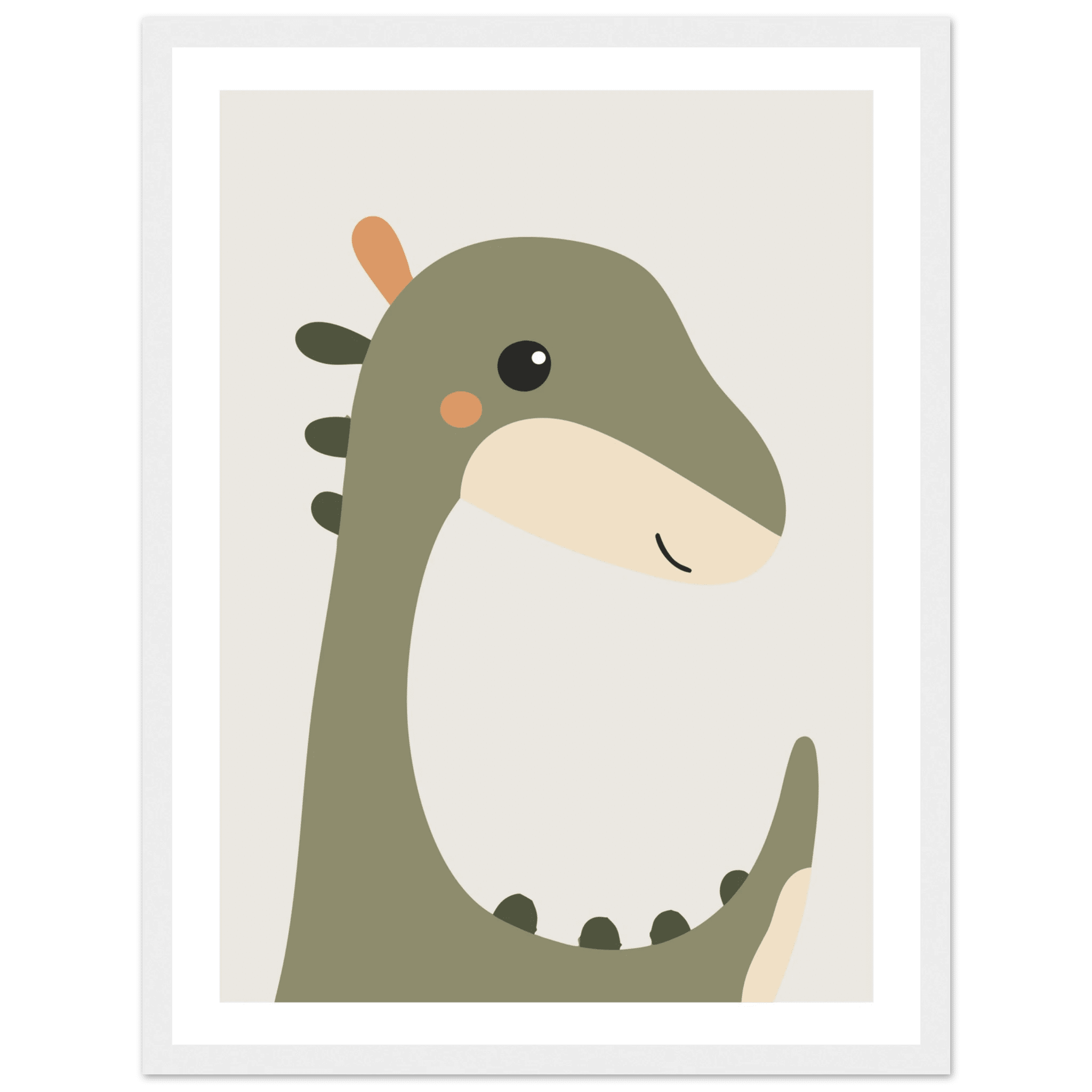 Långhals dinosaurieposter poster