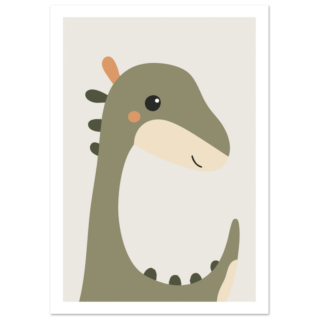 Långhals dinosaurieposter poster