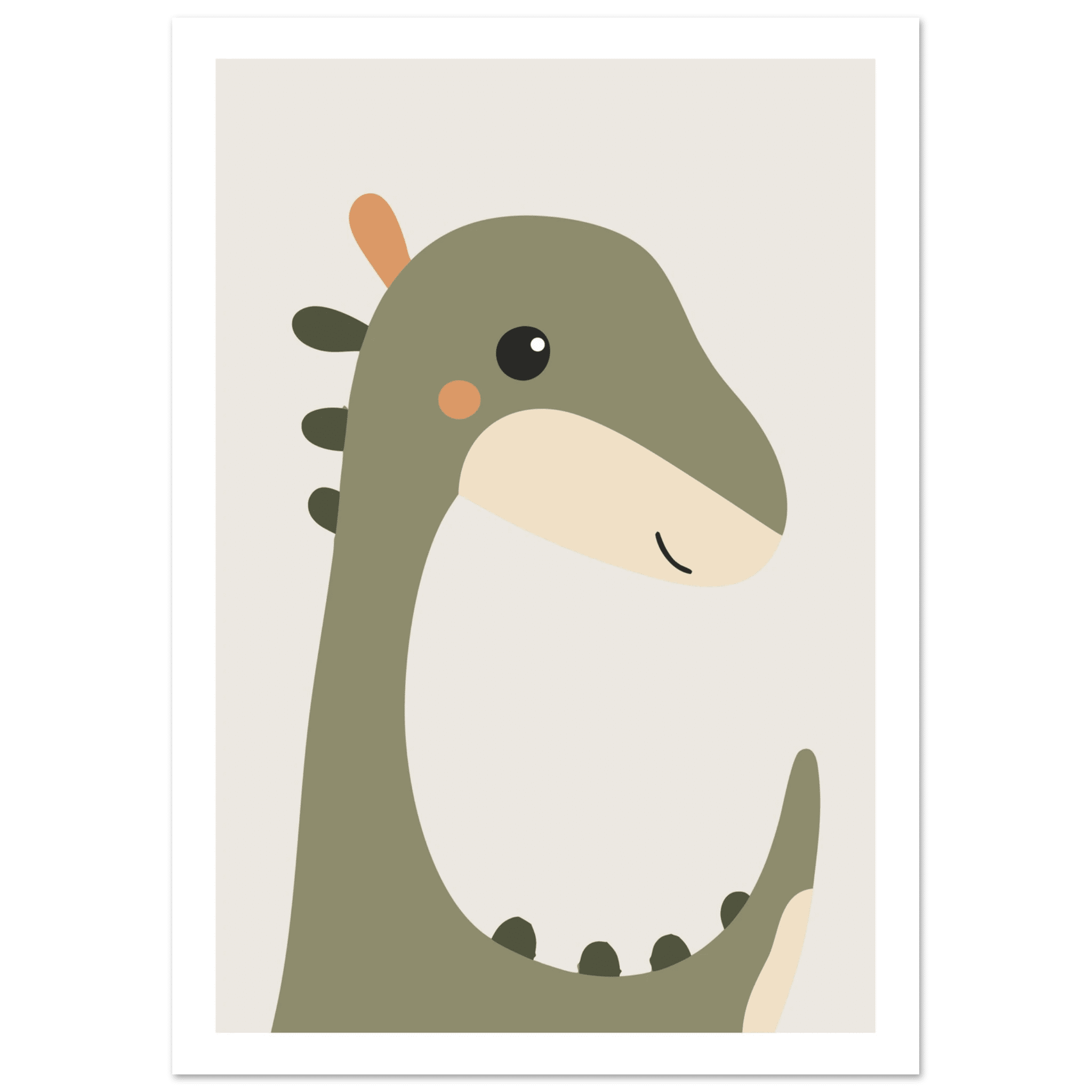 Långhals dinosaurieposter poster