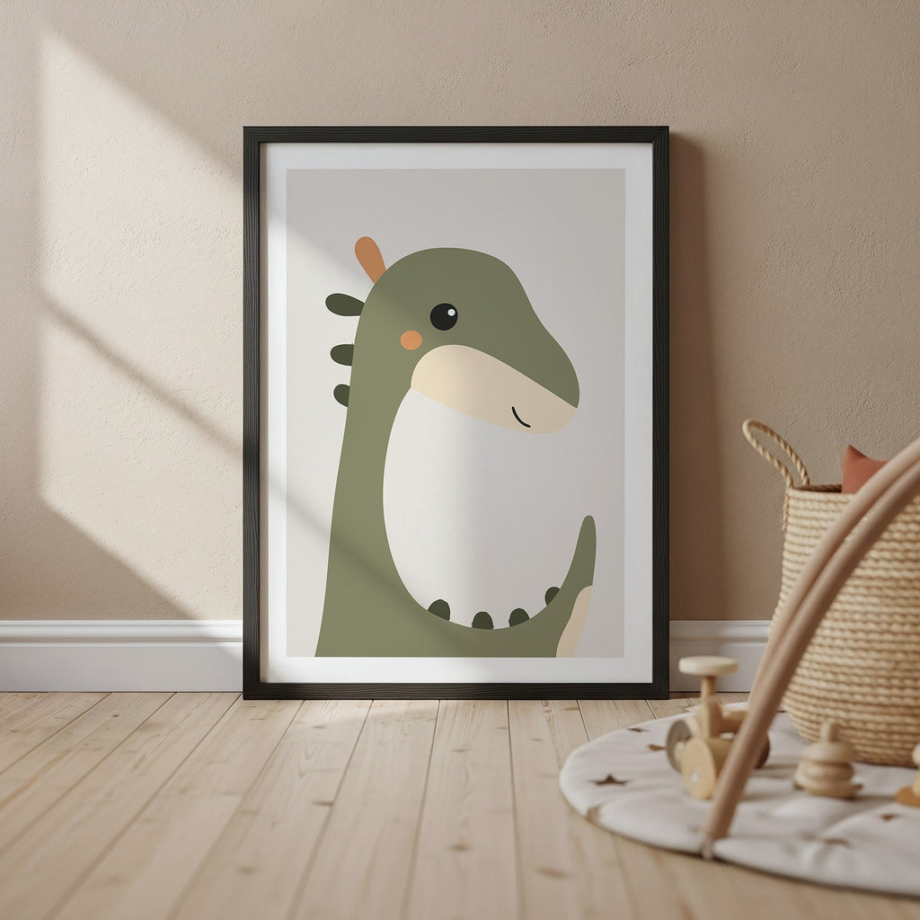 Långhals dinosaurieposter poster