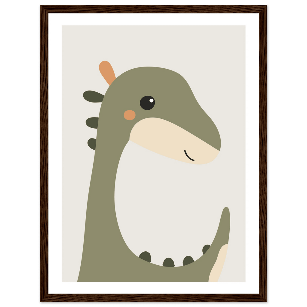 Långhals dinosaurieposter poster