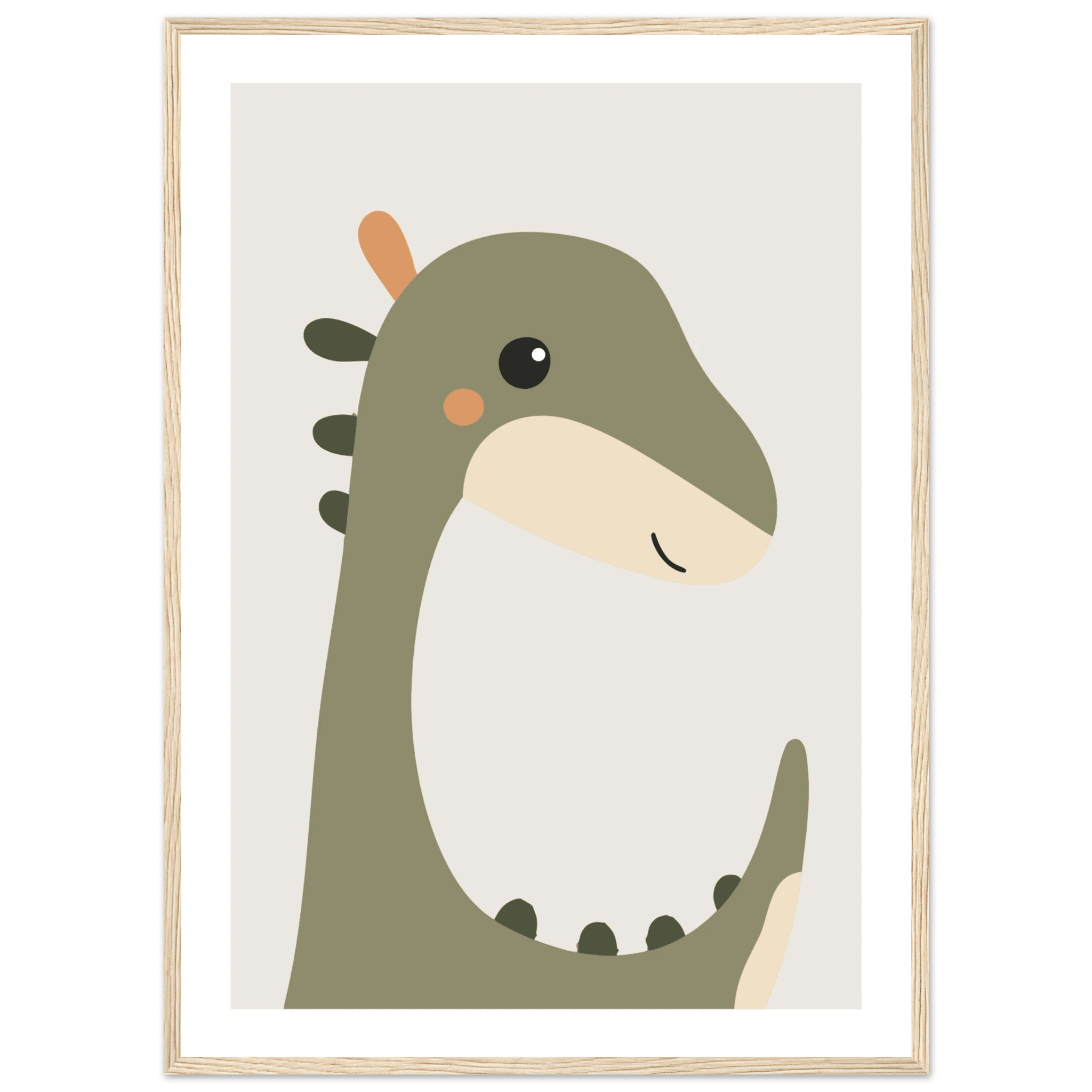 Långhals dinosaurieposter poster