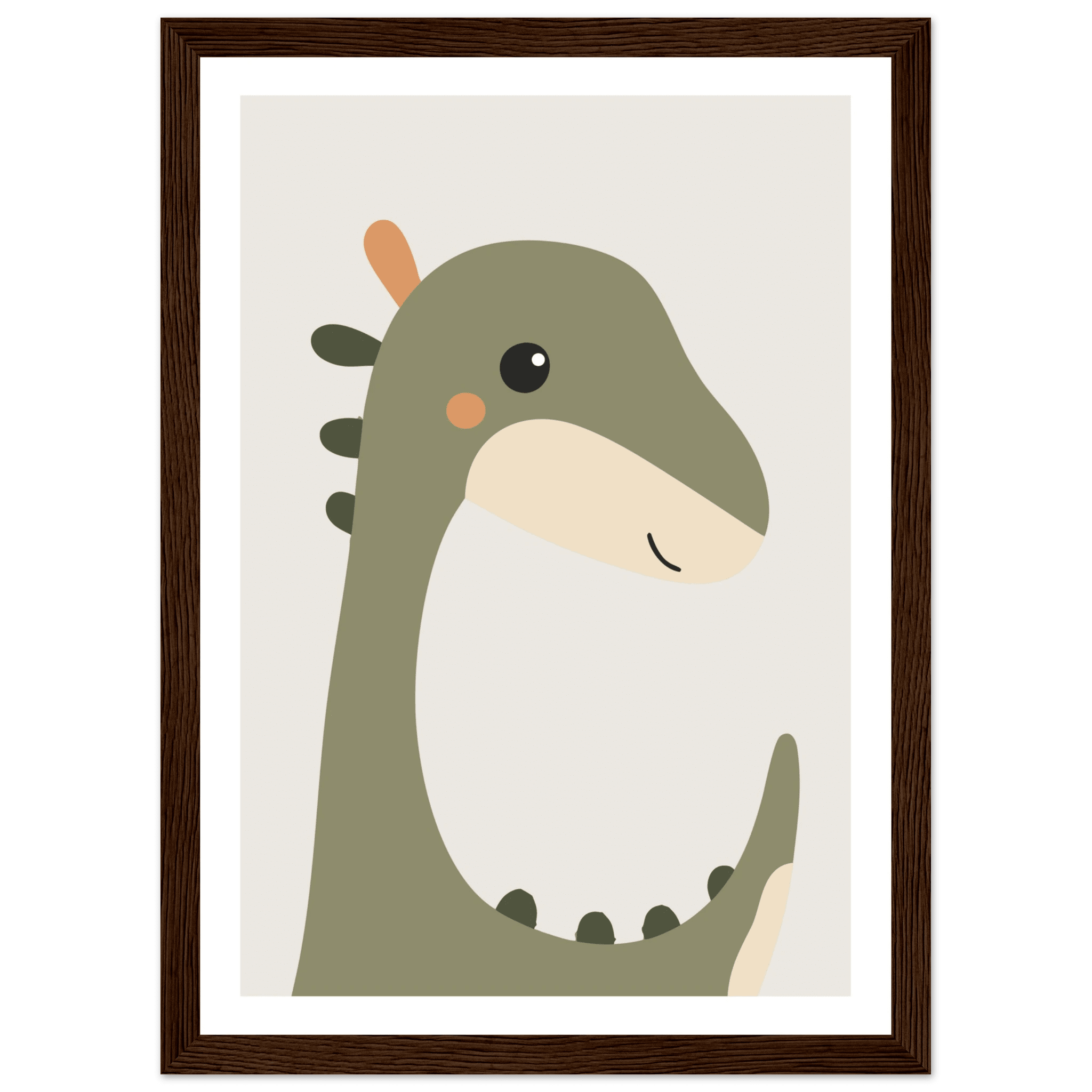 Långhals dinosaurieposter poster