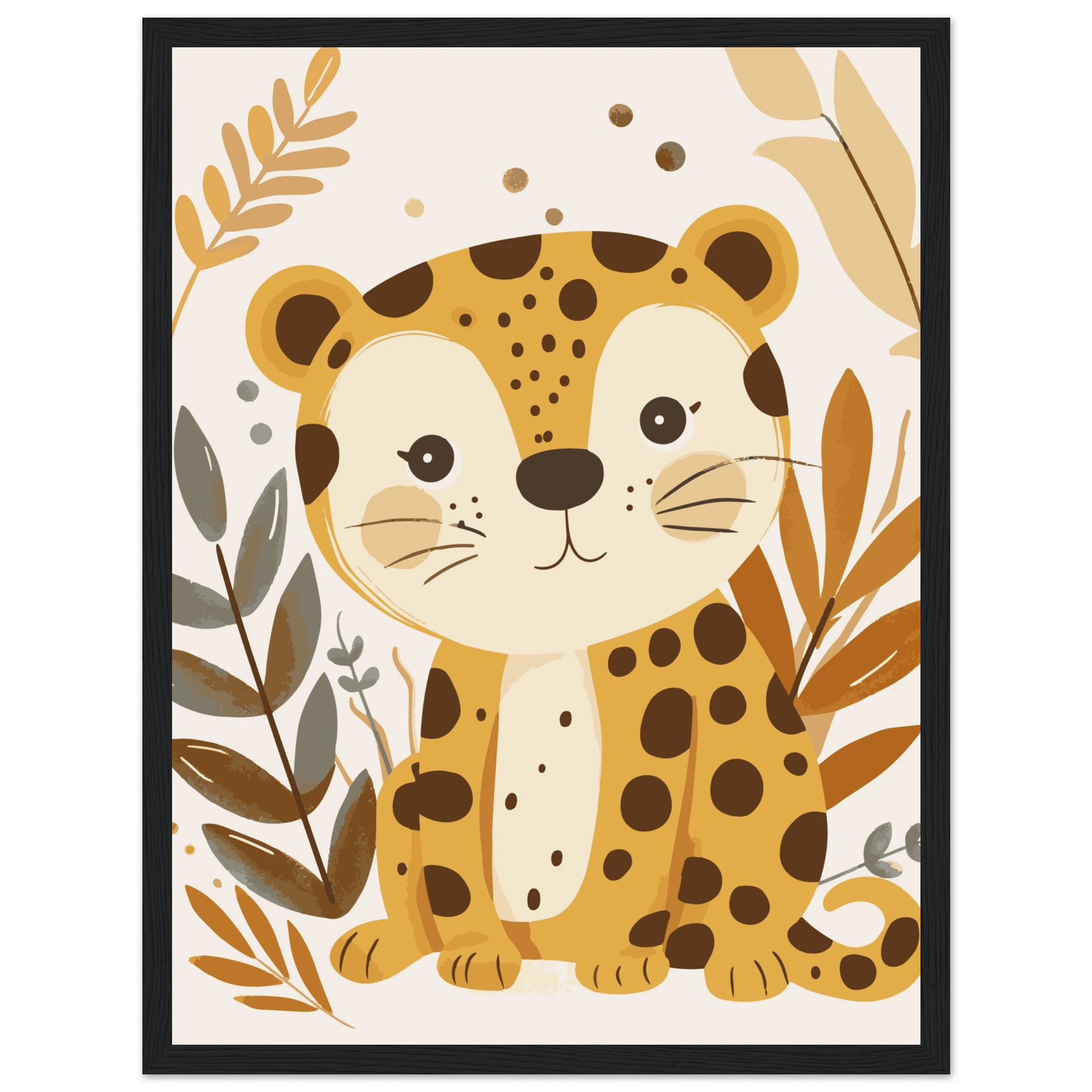 Leopardposter poster