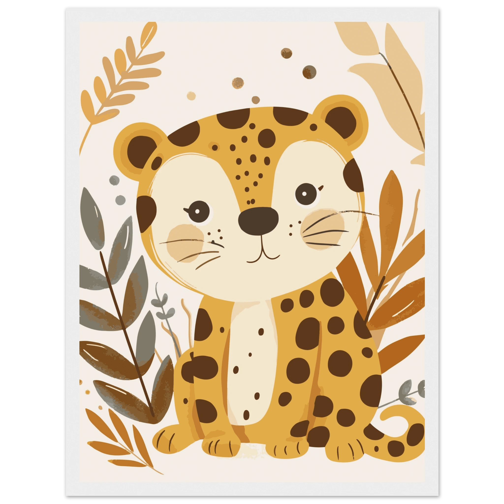 Leopardposter poster