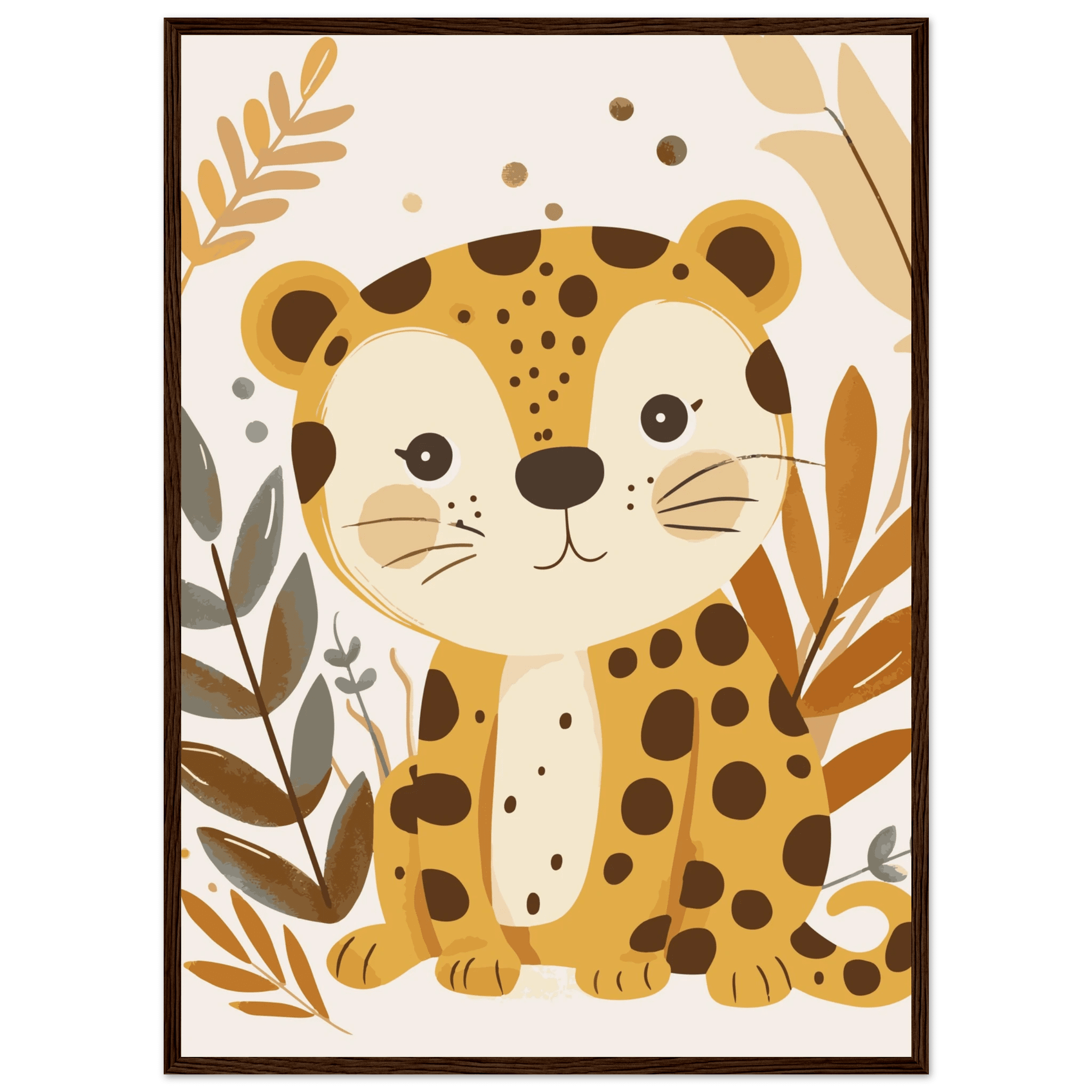 Leopardposter poster