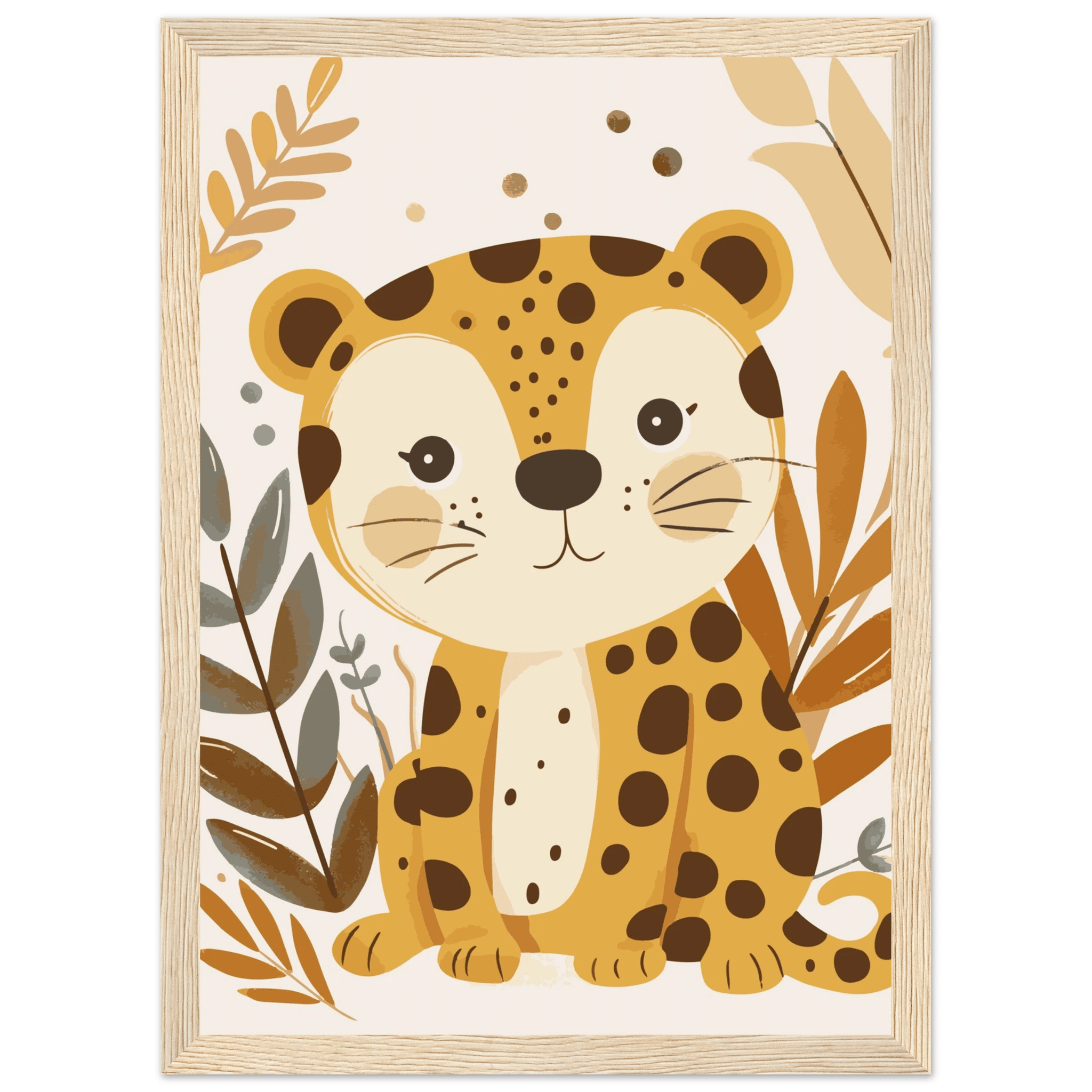 Leopardposter poster